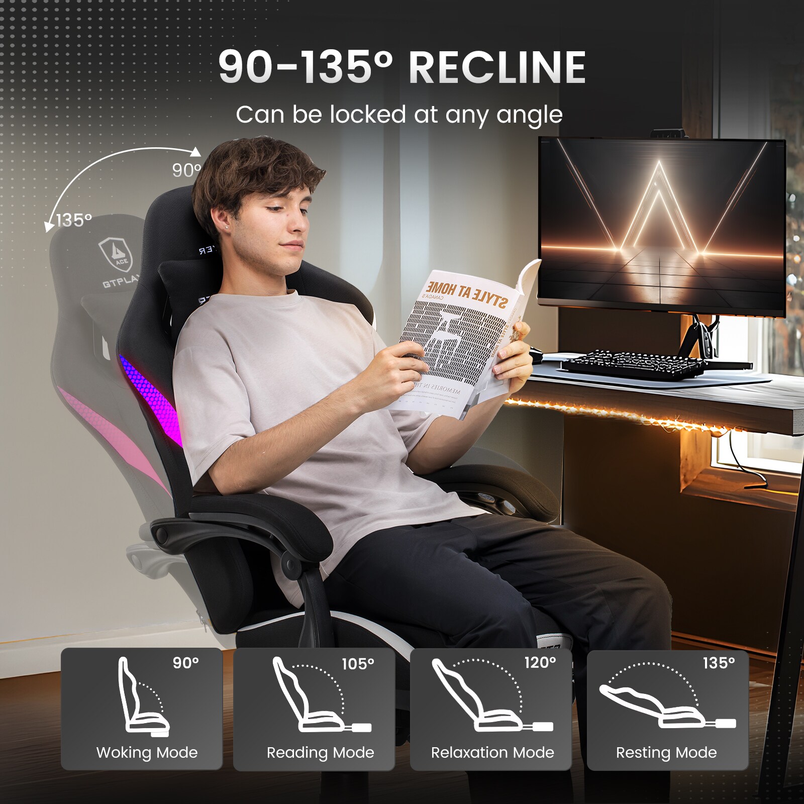 GTPLAYER LOWE'S-GT905-LS Office-Chairs - View #6