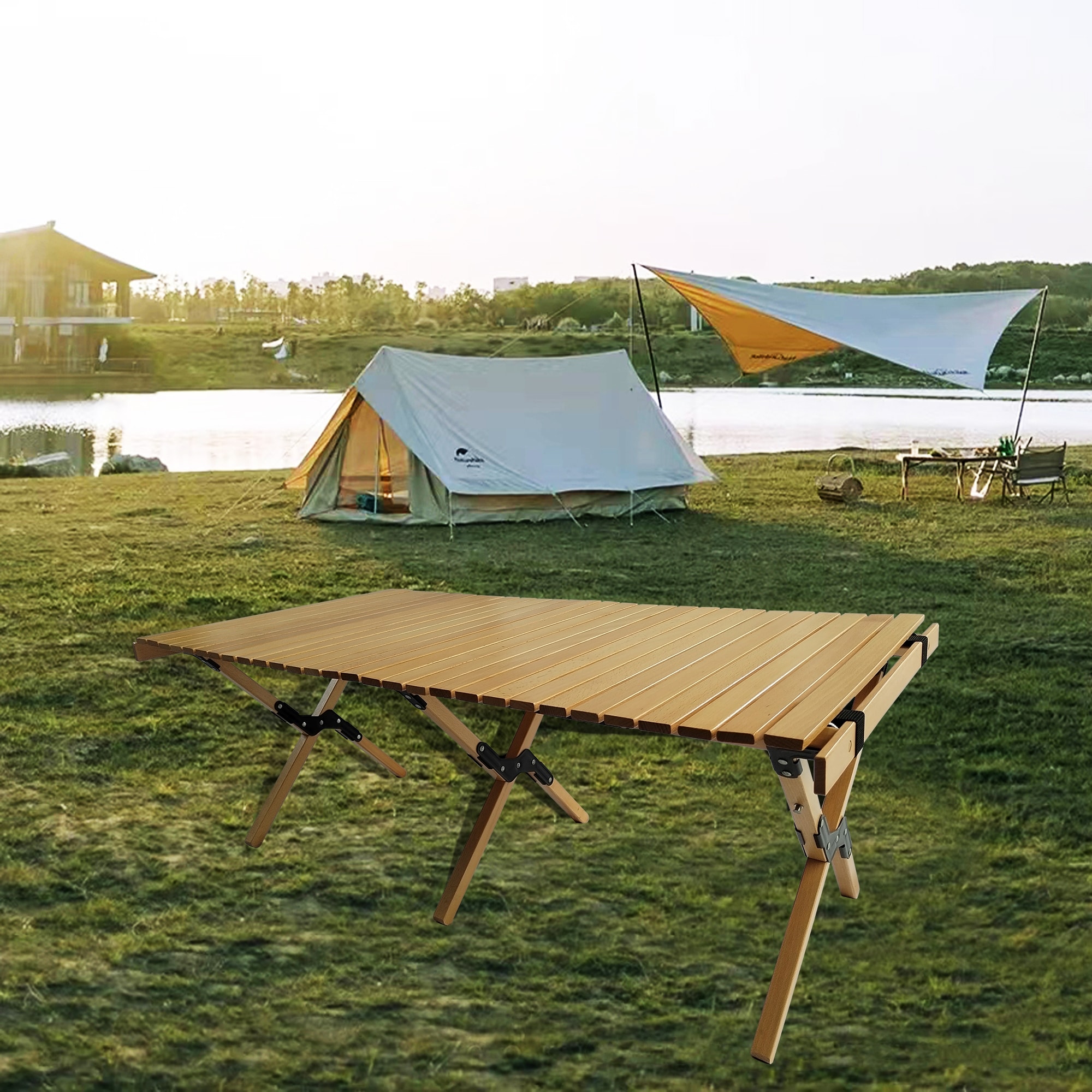 Kahomvis LEISURE-QPW4-779 Picnic-Tables - View #6