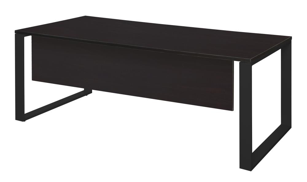 Regency STTM6636MWBK Structure Brown 4-Person Training Table (66-in W x 29-in H)