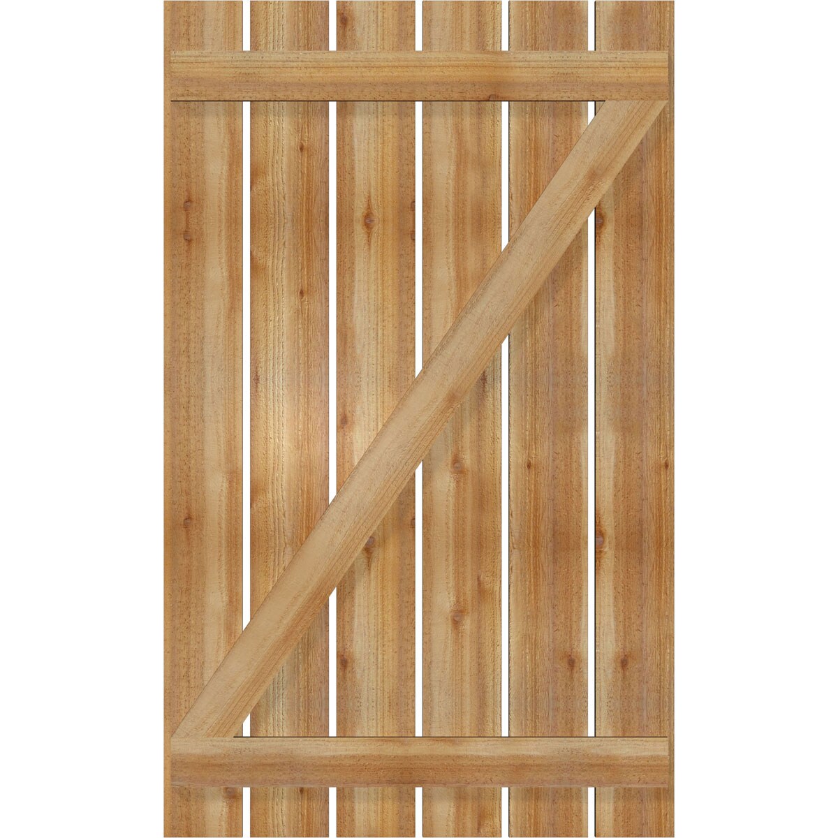 Ekena Millwork RBS06Z35X057RWR Exterior-Shutters - View #5