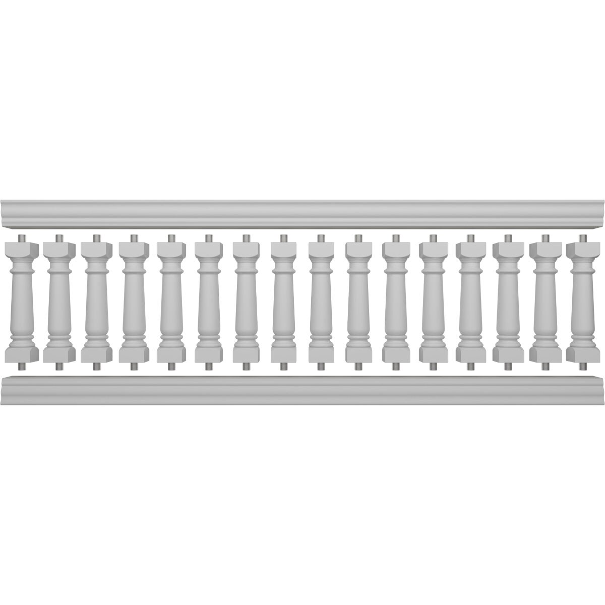 Ekena Millwork BALK38X120WEG railings - View #5