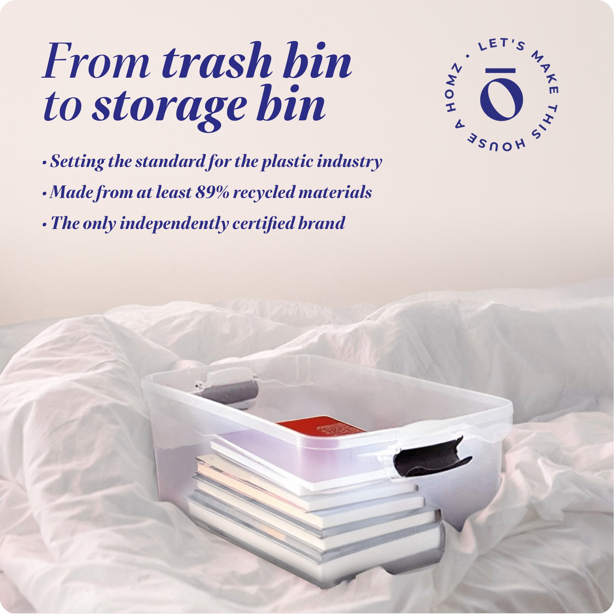 Homz Products 314613 Plastic-Storage-Totes - View #7