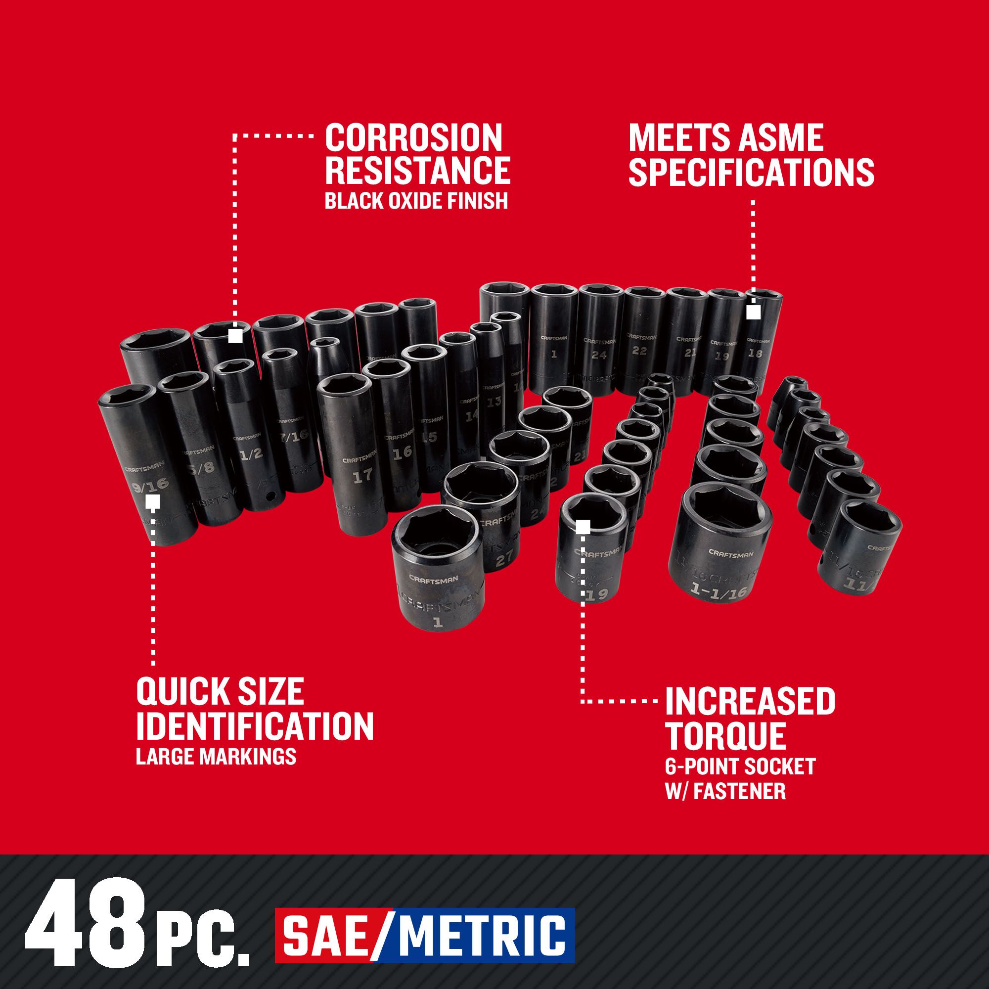 CRAFTSMAN CMMT16548 Impact-Socket-Sets - View #5