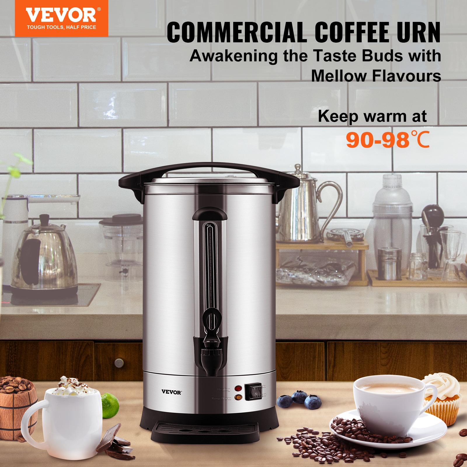 VEVOR BSYKF65SUS304P18XV1 Coffee-Makers - View #3