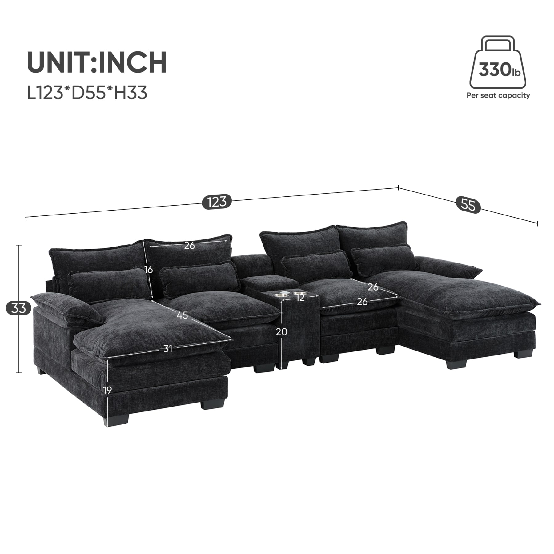 CHITA SOFA382  - View #2