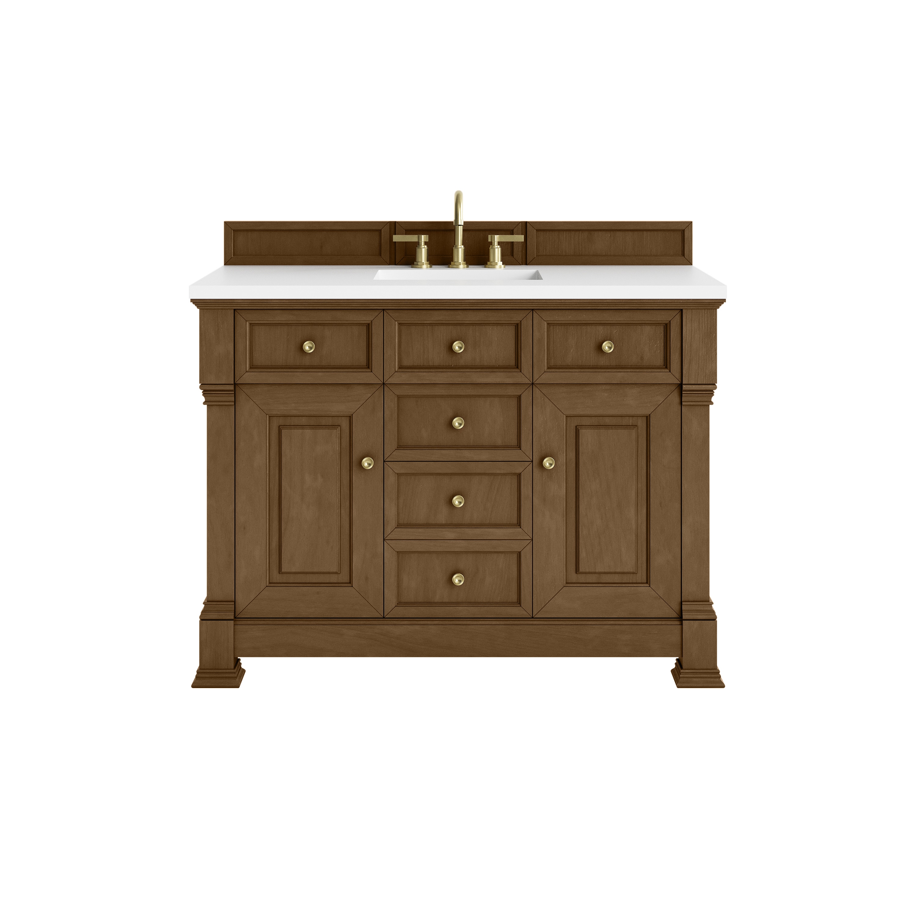 James Martin Vanities Brookfield 48-in Undermount Single Sink Bathroom Vanity
