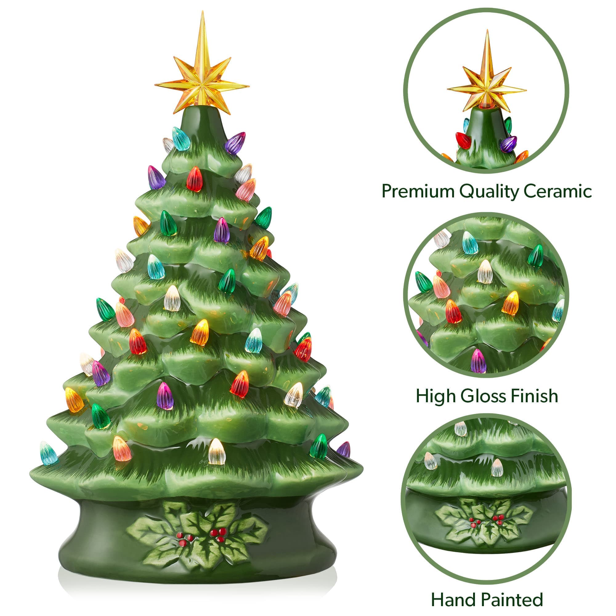 Casafield SZN-TR-915-GRN Artificial-Christmas-Trees - View #4