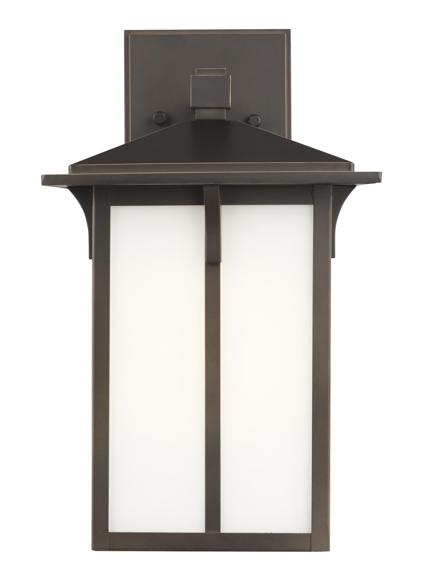 Generation Lighting 8652701-71 Tomek 1 -Light 14-in H Antique Bronze Hardwired Outdoor Wall Light