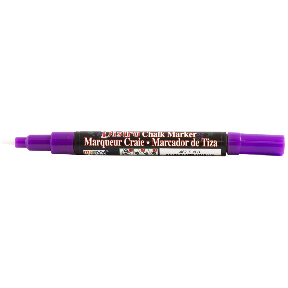 Jam Paper Chisel Tip Acrylic Paint Markers, Violet Purple, 2/Pack | 526315VIA