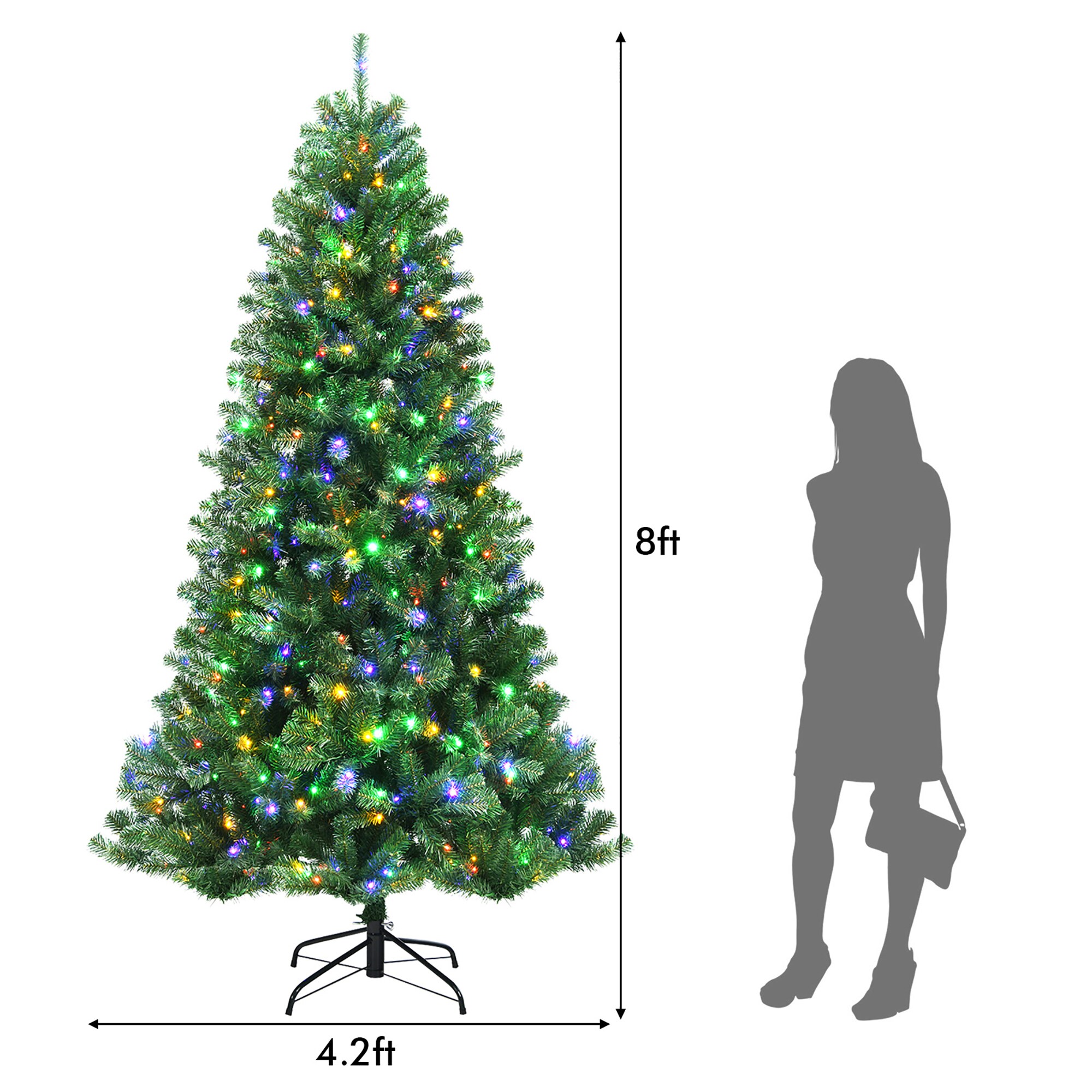 Costway CM23527US Artificial-Christmas-Trees - View #11