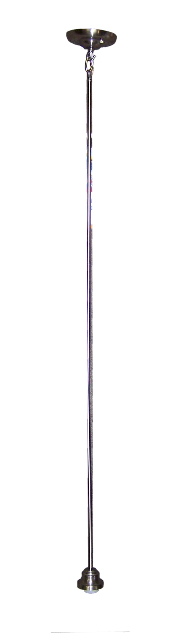 Whitfield Lighting CH0028-6PSS Alana 1 -Light Satin Steel Transitional Linear Mini Hanging Pendant light