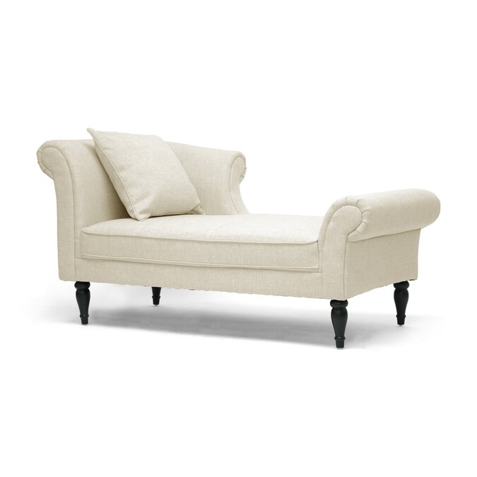 Baxton Studio Lucille Casual Beige Linen Chaise Lounges In The Department At Com - Tan Linen Chaise Lounge Baxton Studio Lucille Casual Beige Linen Chaise Lounges In The Department At Com - Tan Linen Chaise Lounge