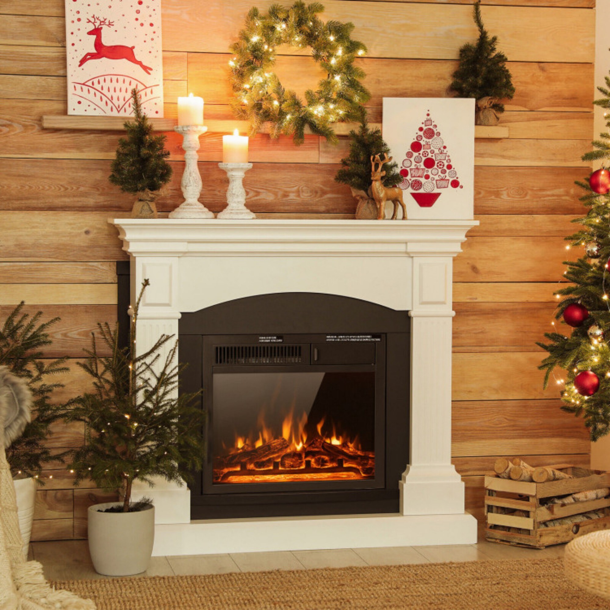 LUCKY ONE LO-FP10185 Electric-Fireplaces - View #4