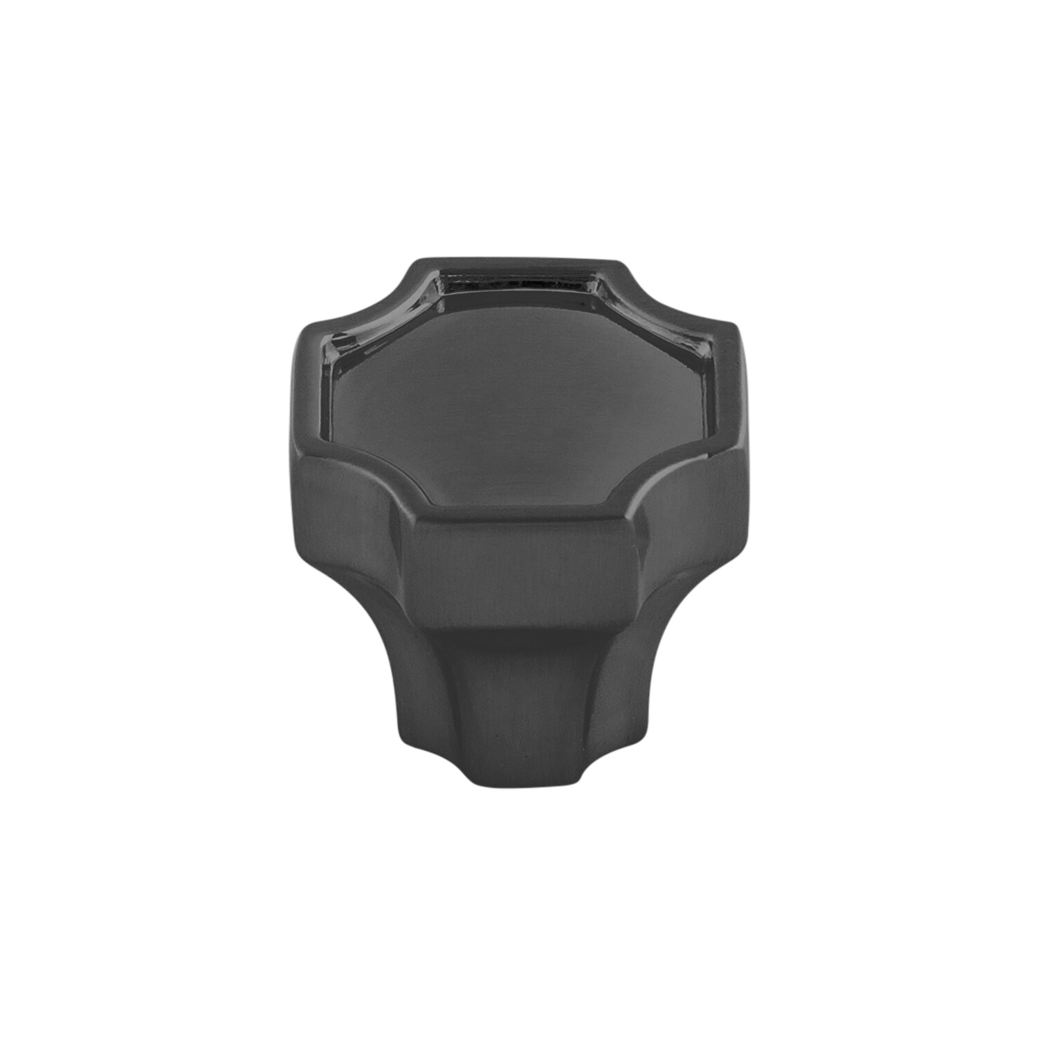 Belwith Keeler B076636-MB Monarch Matte Black Square Transitional Cabinet Knob