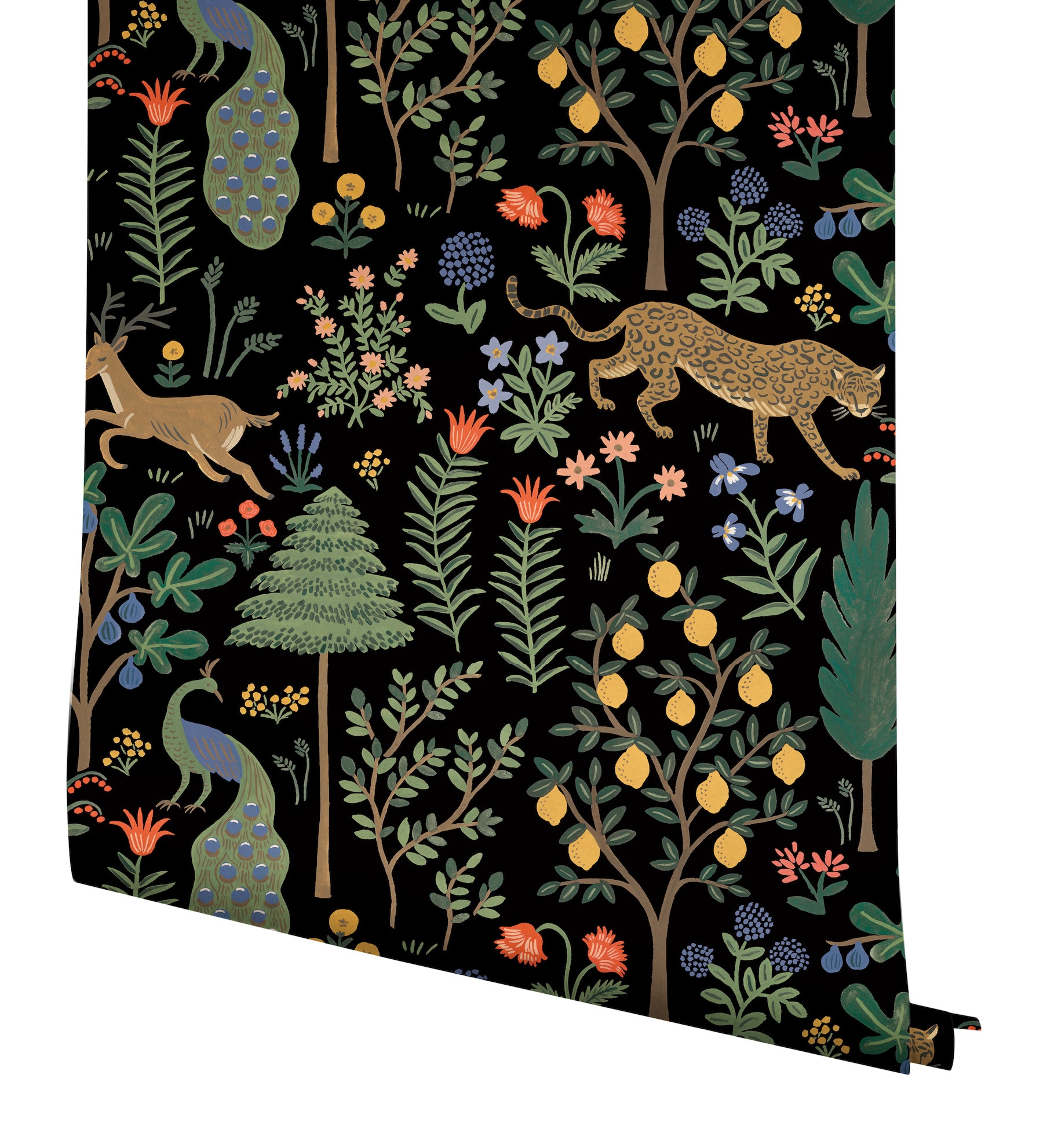 Black Self-Adhesive Removable Peel and Stick Wallpaper