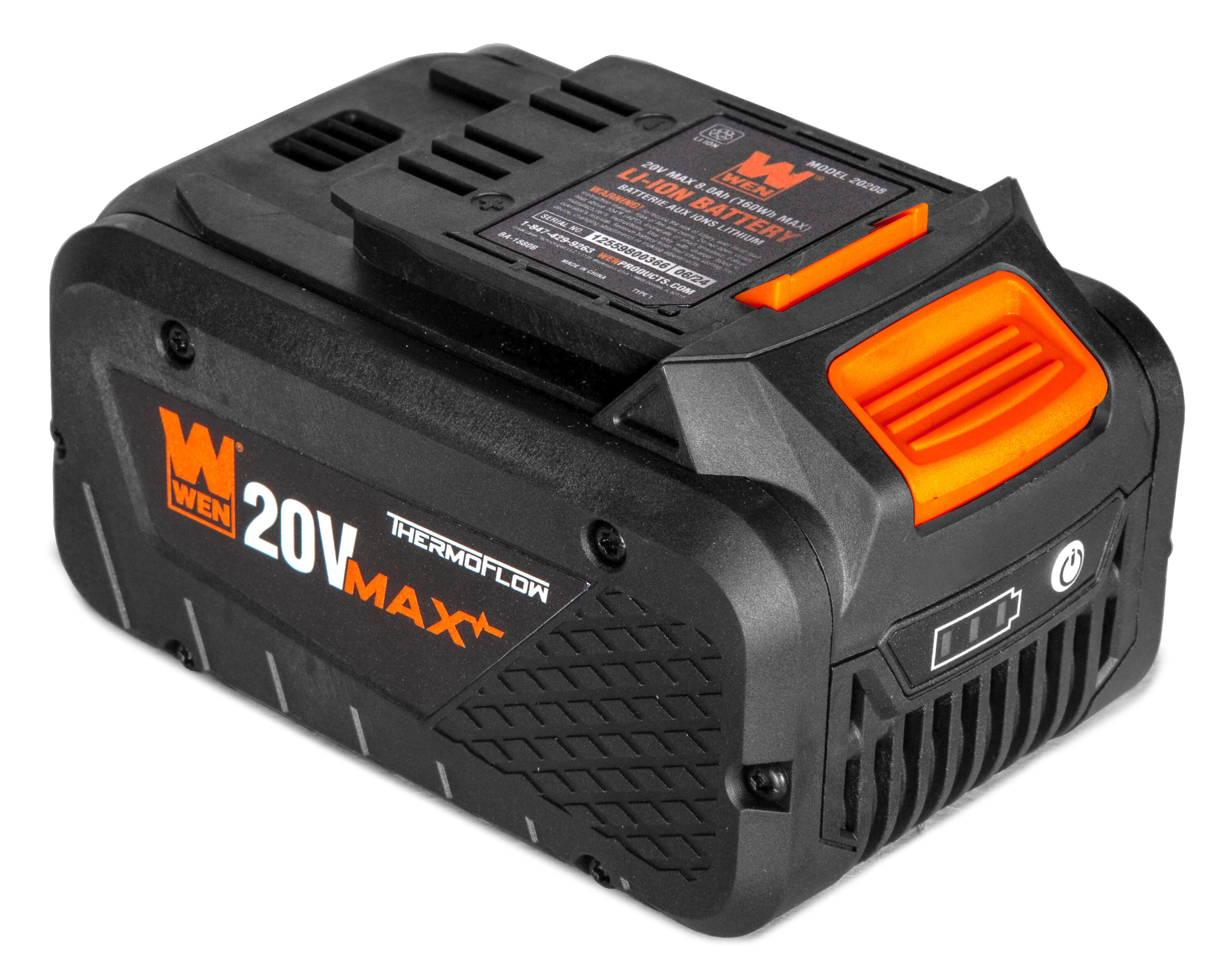 WEN 20208 20 -Volt, 8 Ah 1 -Pack Lithium Ion (Li-ion) Battery