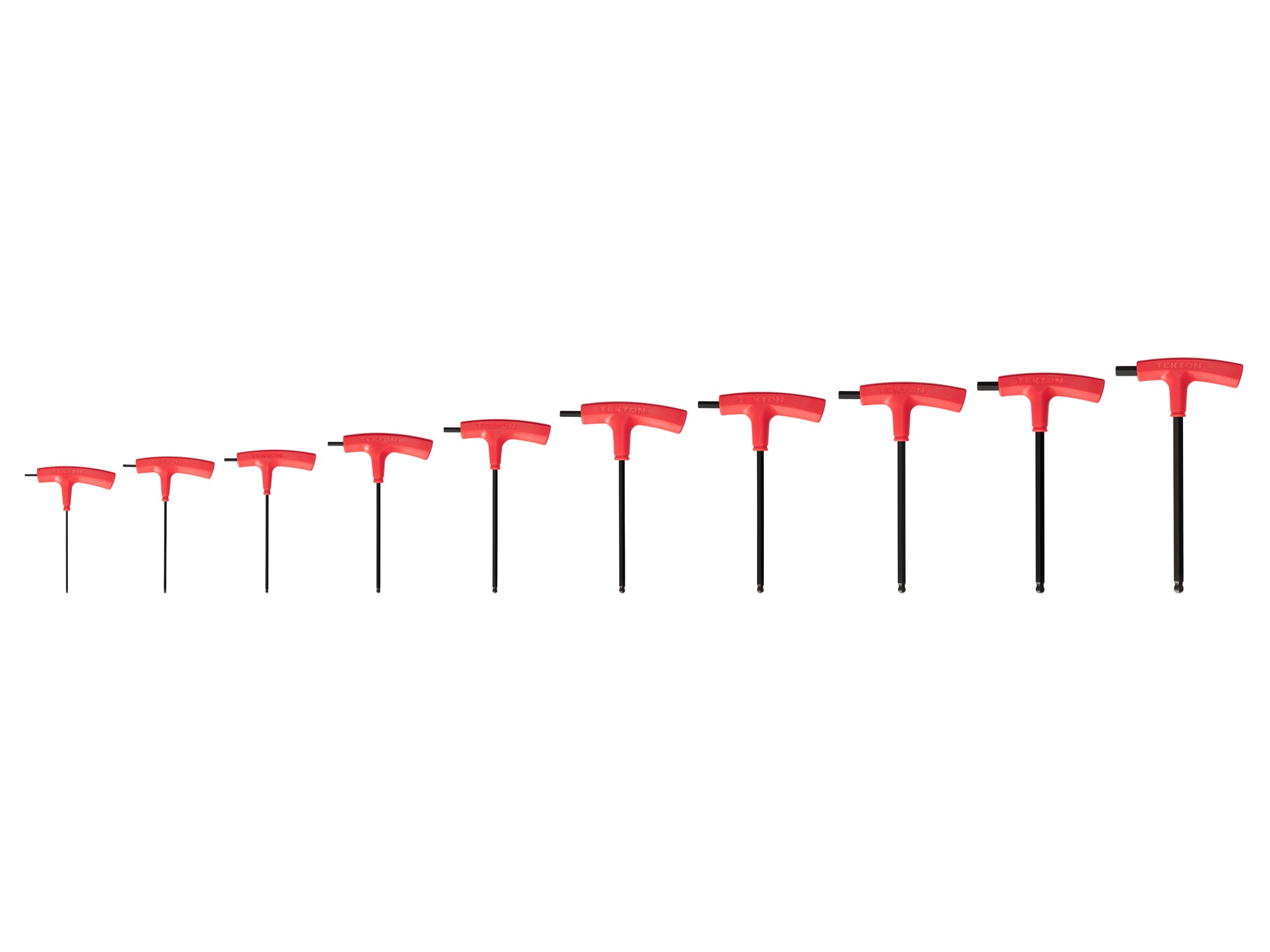 TEKTON KTX90201 2-10 mm Assorted T-Handle Metric 10 -Pieces Hex key set