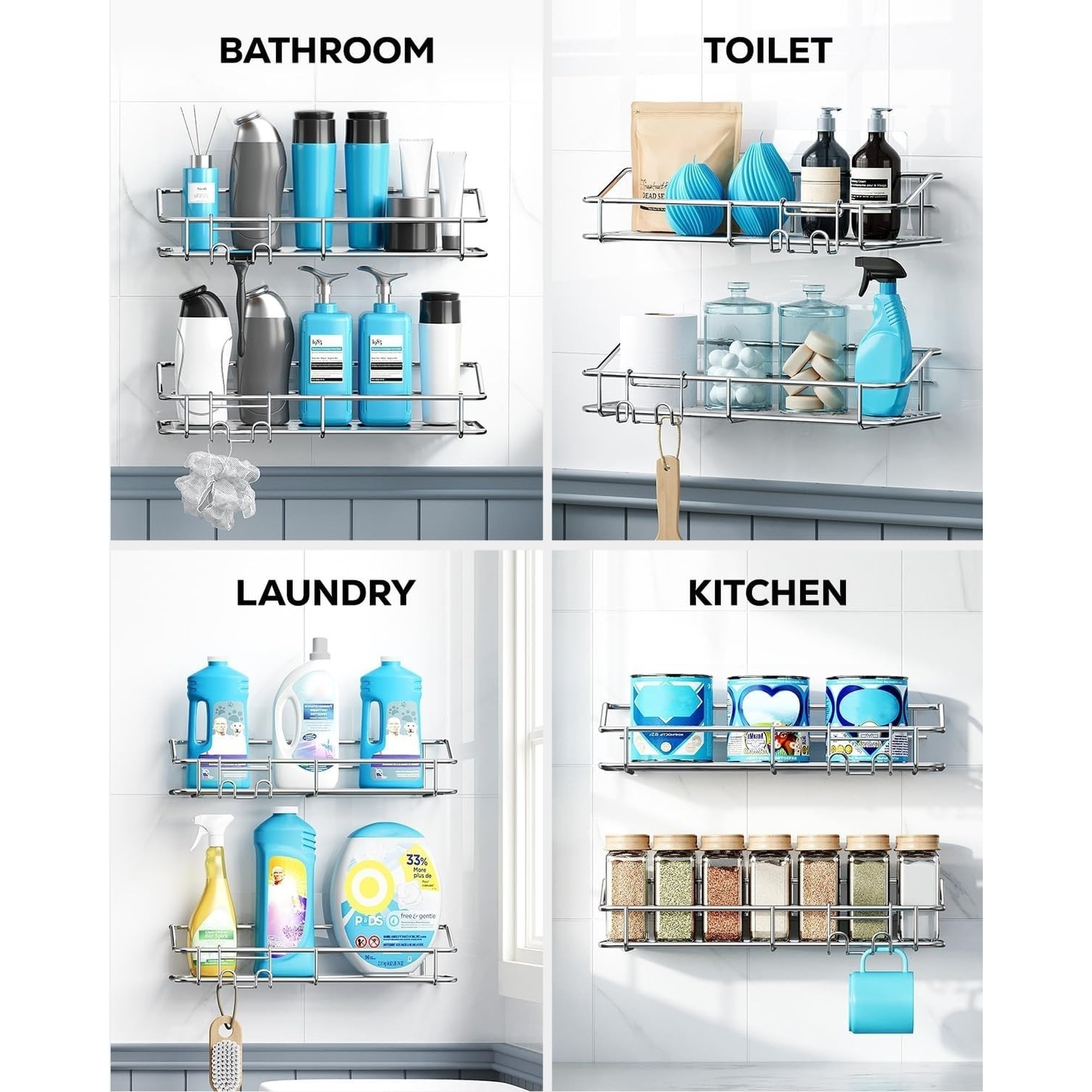 Numhew NHWILL22328 Hanging-Shower-Caddies - View #6