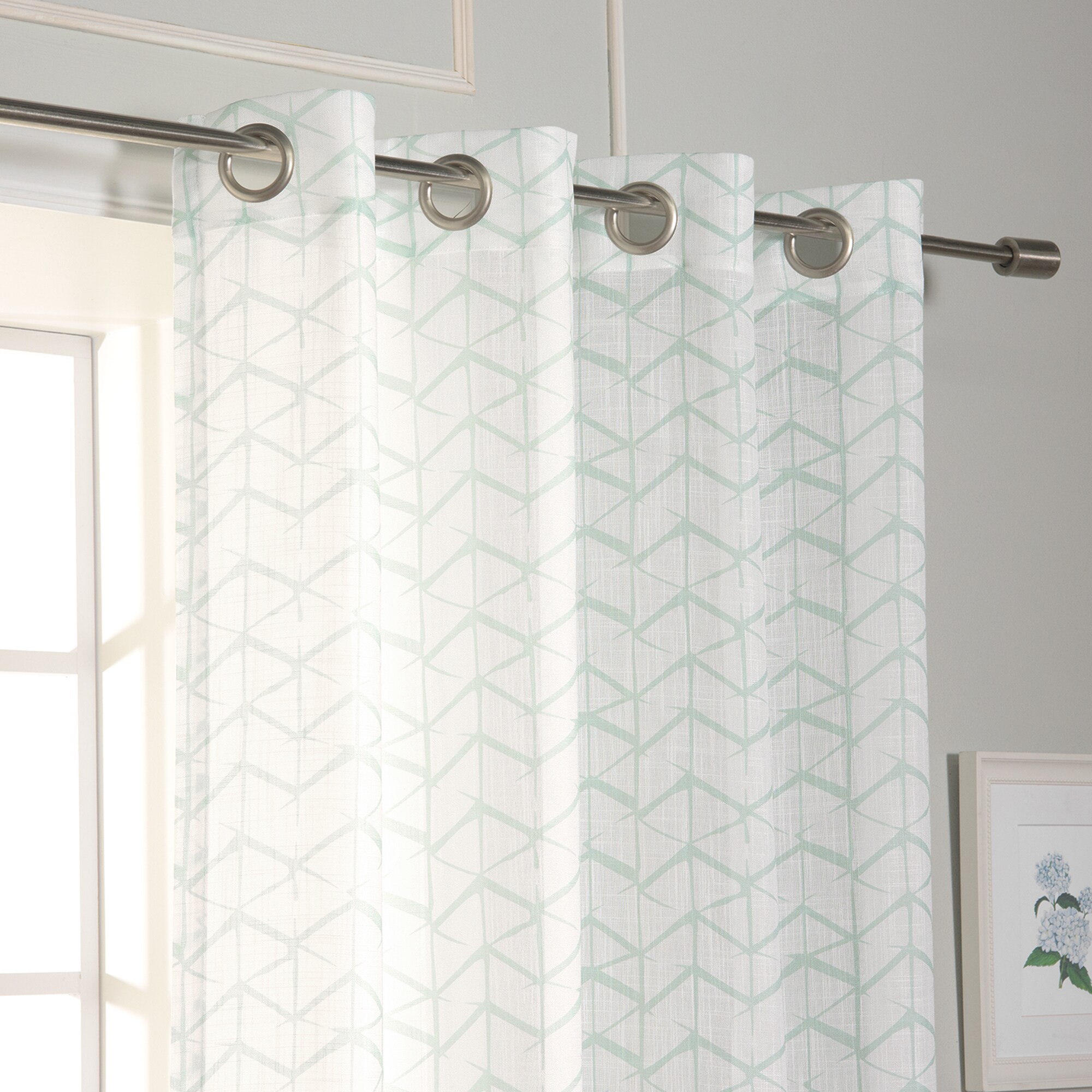 Best Home Fashion JC-GROM-CUBE-84-SAGE curtains - View #4
