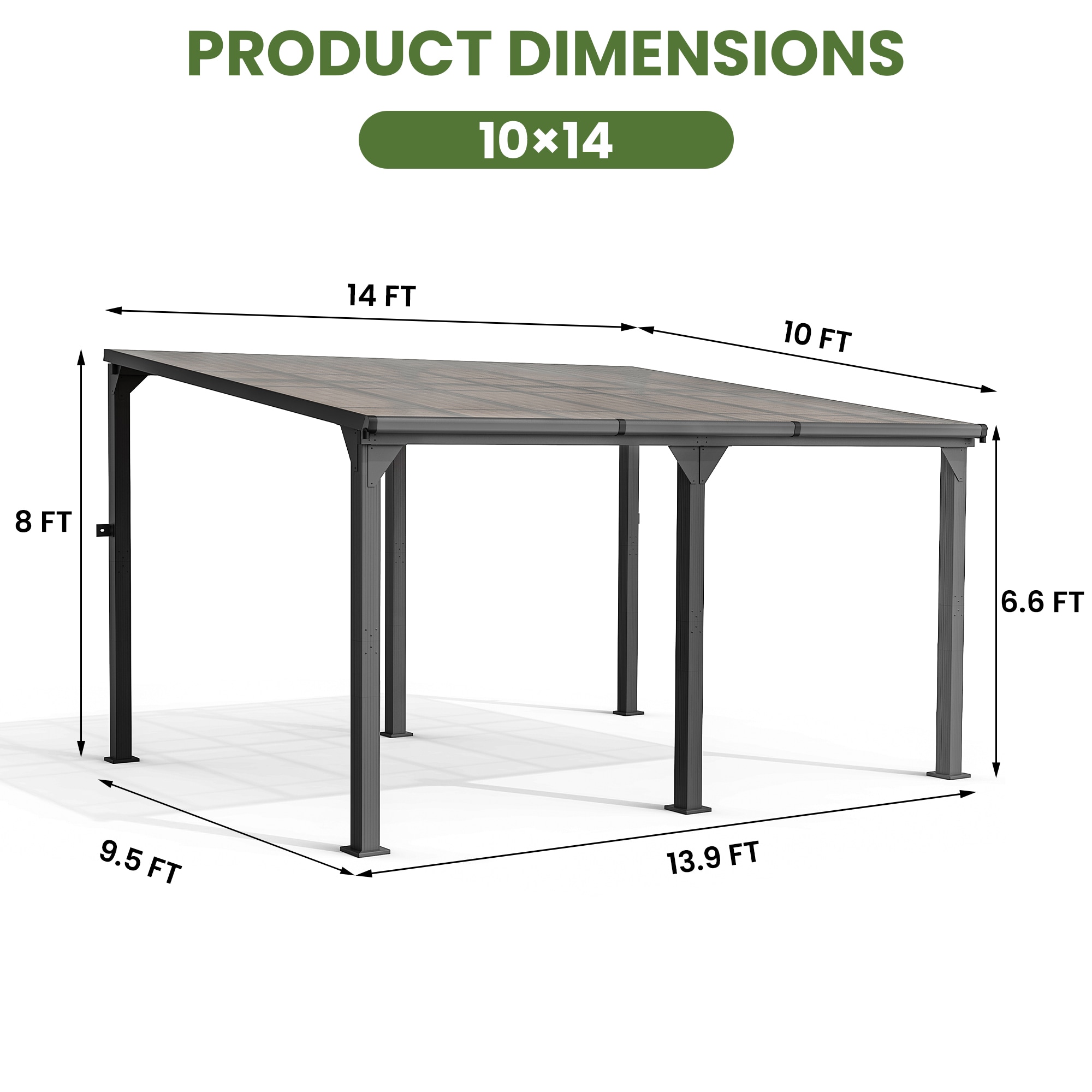 PamaPic ZP-XD-H-1014-WL1 Pergolas-2 - View #7