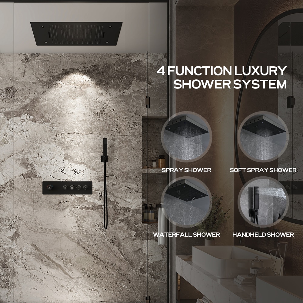 CASAINC KCHS0024-MB Showerhead-Bar-Panels - View #3