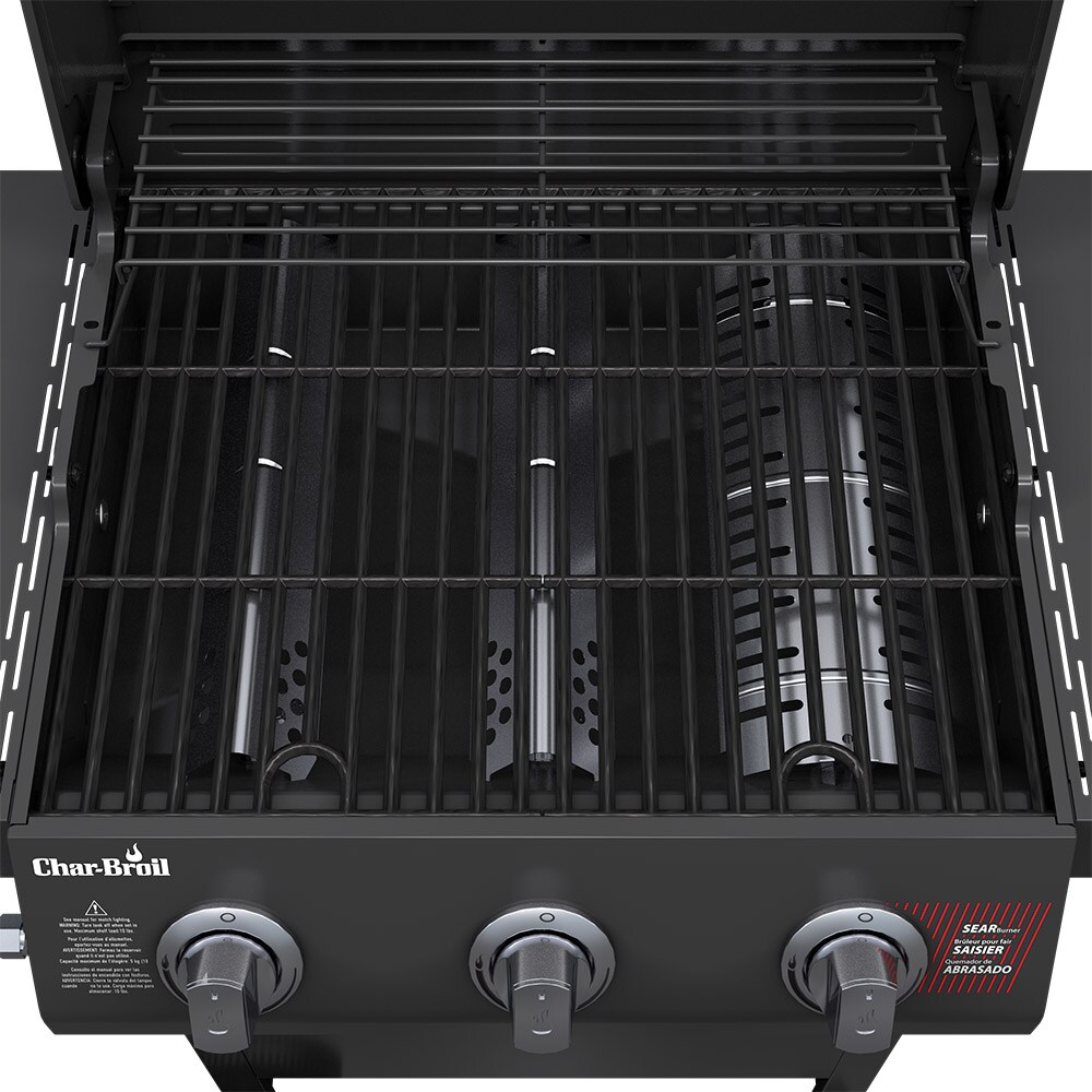 Char-Broil Black 3-Burner Liquid Propane Gas Grill