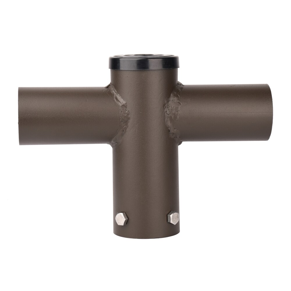 J&H LED JH-1TSB180-54C JH Brackets 4-in Dark Bronze Industrial Outdoor Post light cross bar