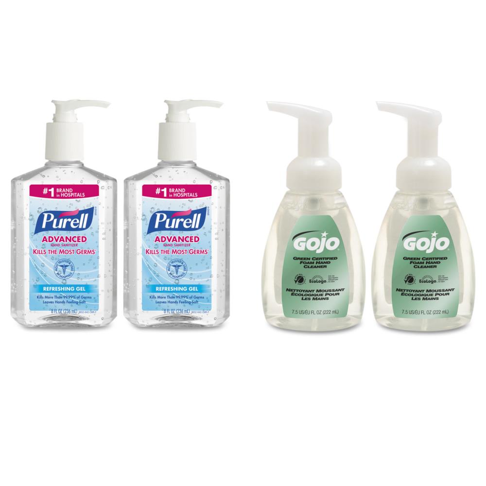 PURELL 4-Pack 8-oz Fragrance-free Hand Sanitizer Bottle Gel In The Hand ...