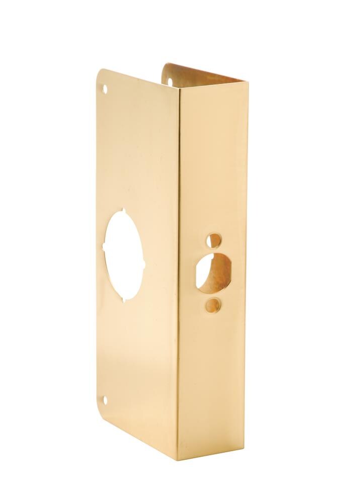 First Watch 2004-PB 5-5/8-in W x 5-3/4-in H Polished Door Reinforcer Reinforcing Mount