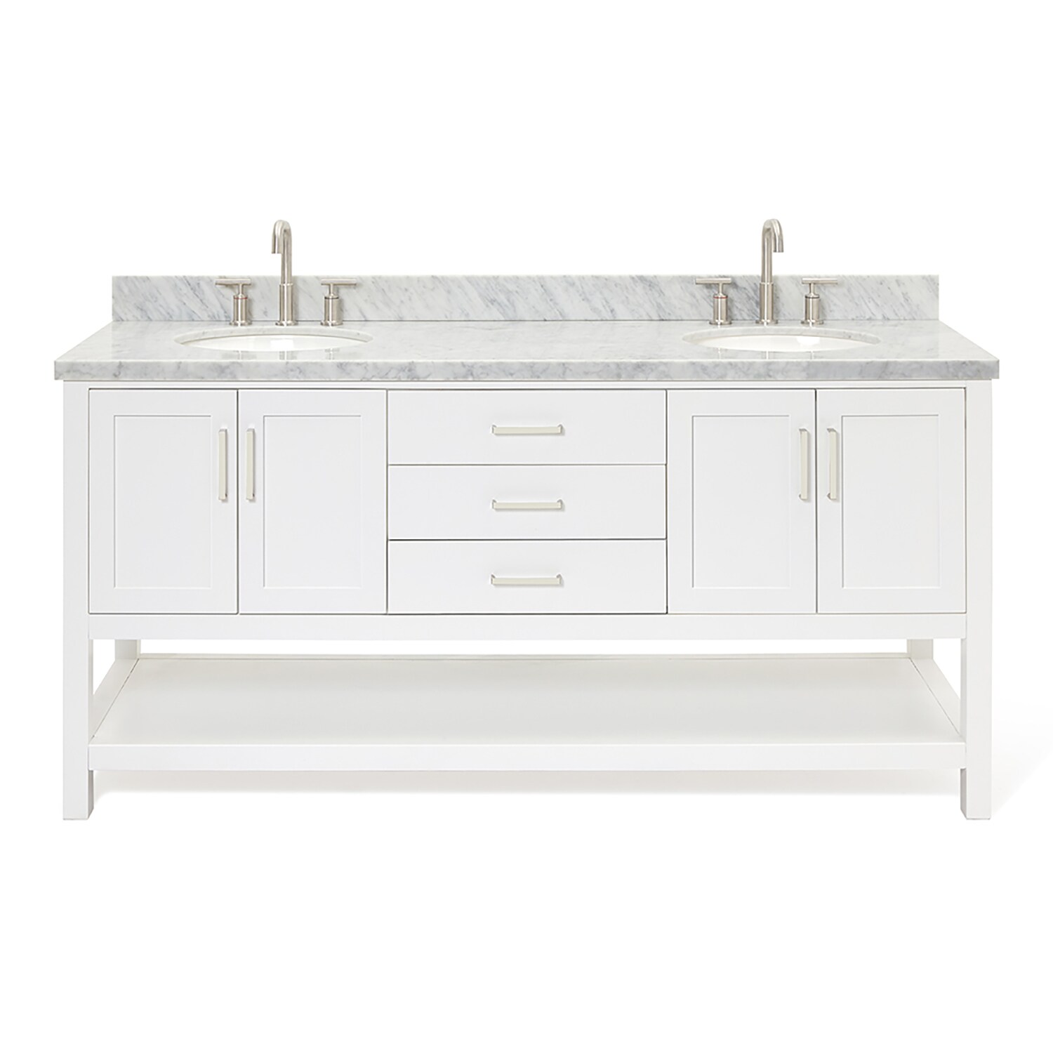 ARIEL S073DCWOVOWHT Bath-Vanity-Combo - View #2