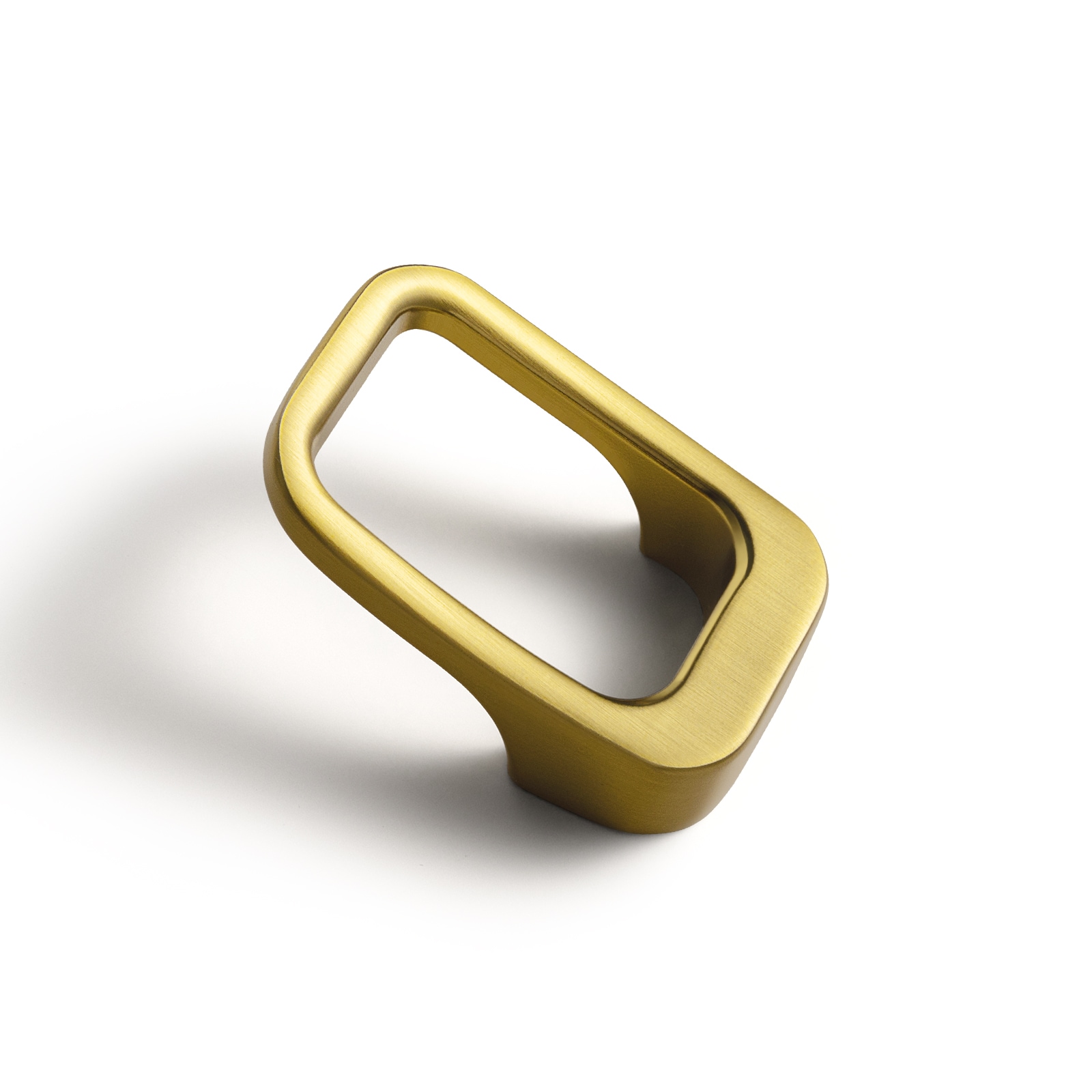 Miaokesen 9582LSJ-16 5/8-in , 16mm Center to Center Brushed Gold Novelty Finger 6 -Pack