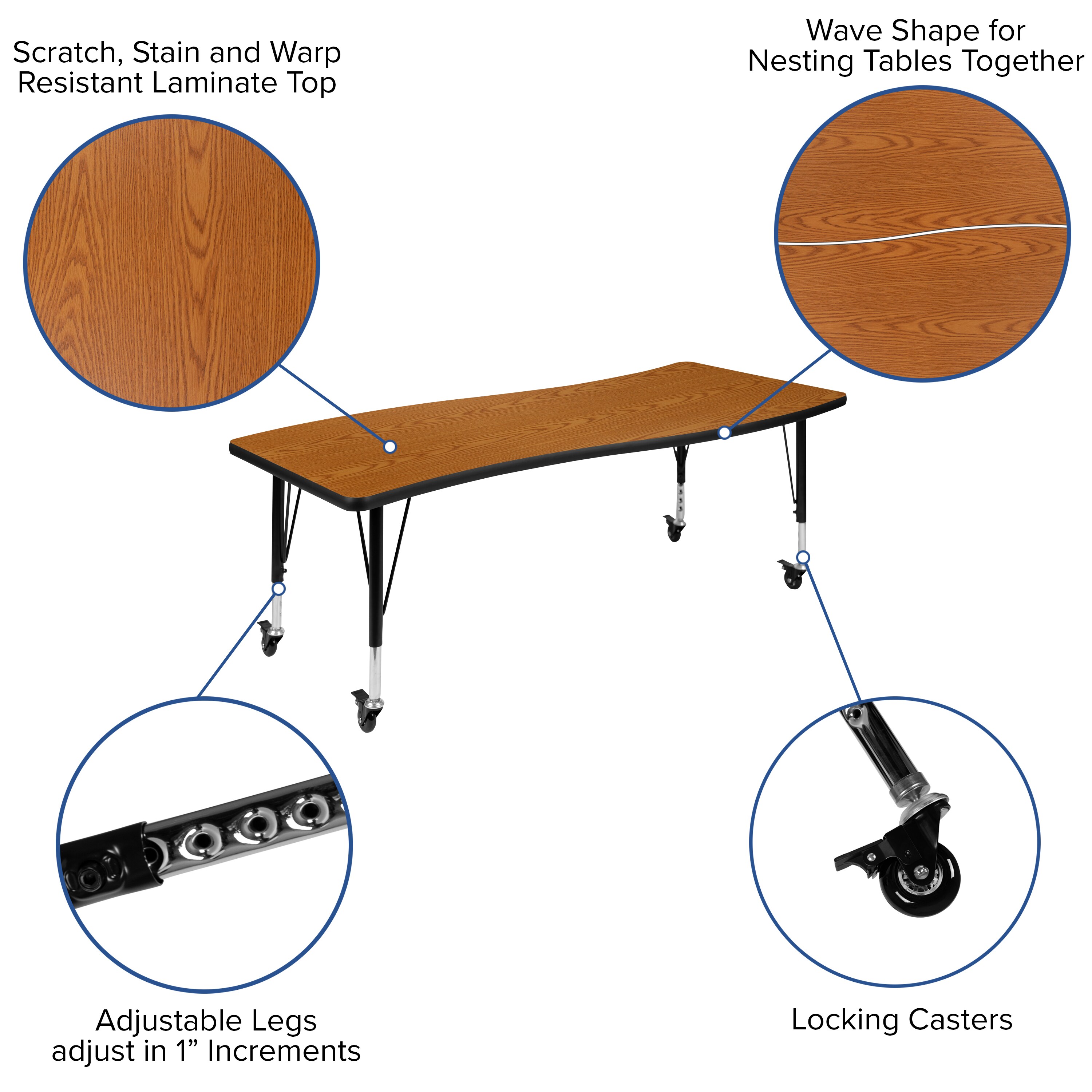 Flash Furniture 889142515265 Kids-Play-Tables - View #4