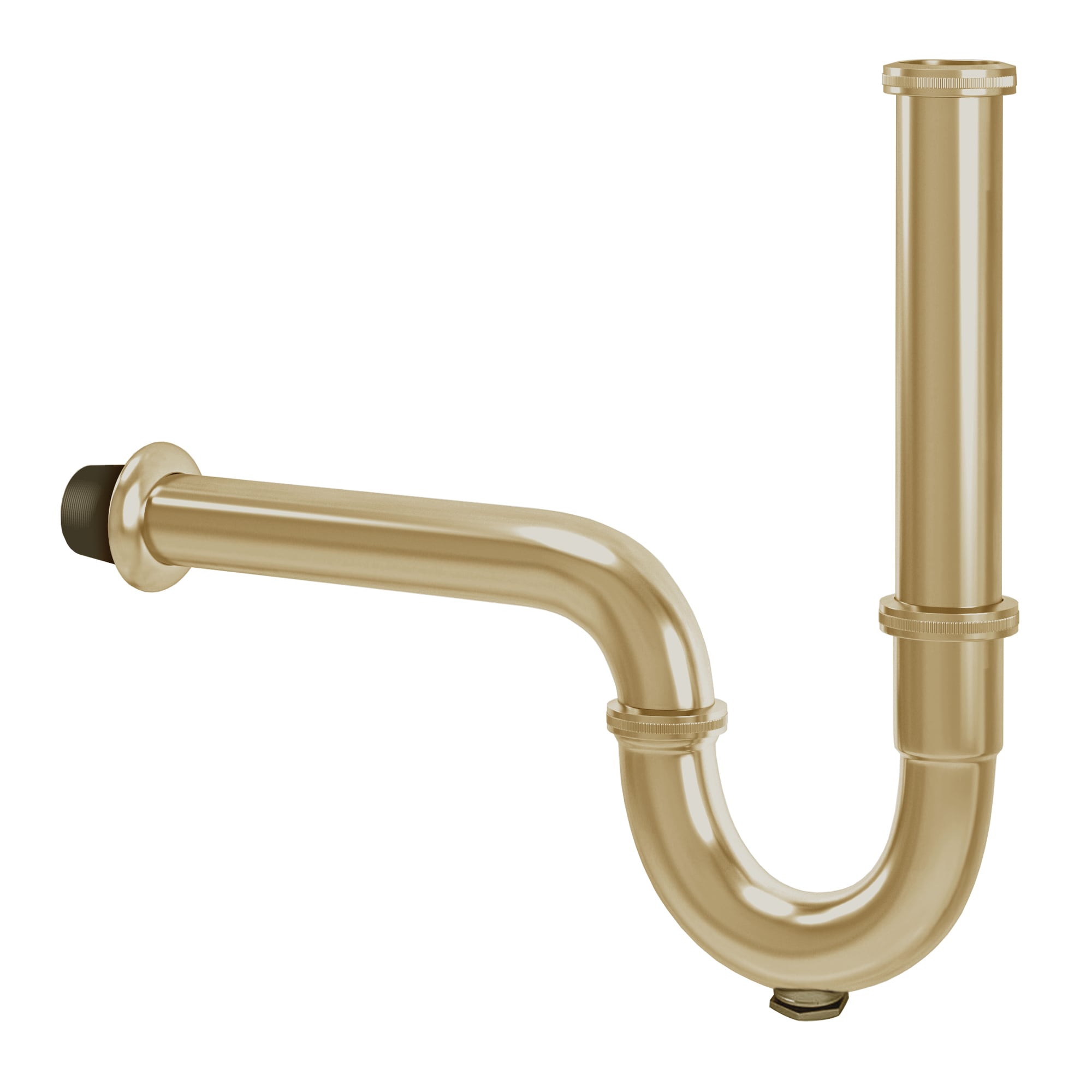 Ayna Decors APT30101BG 301 1-1/4-in Brass P-trap
