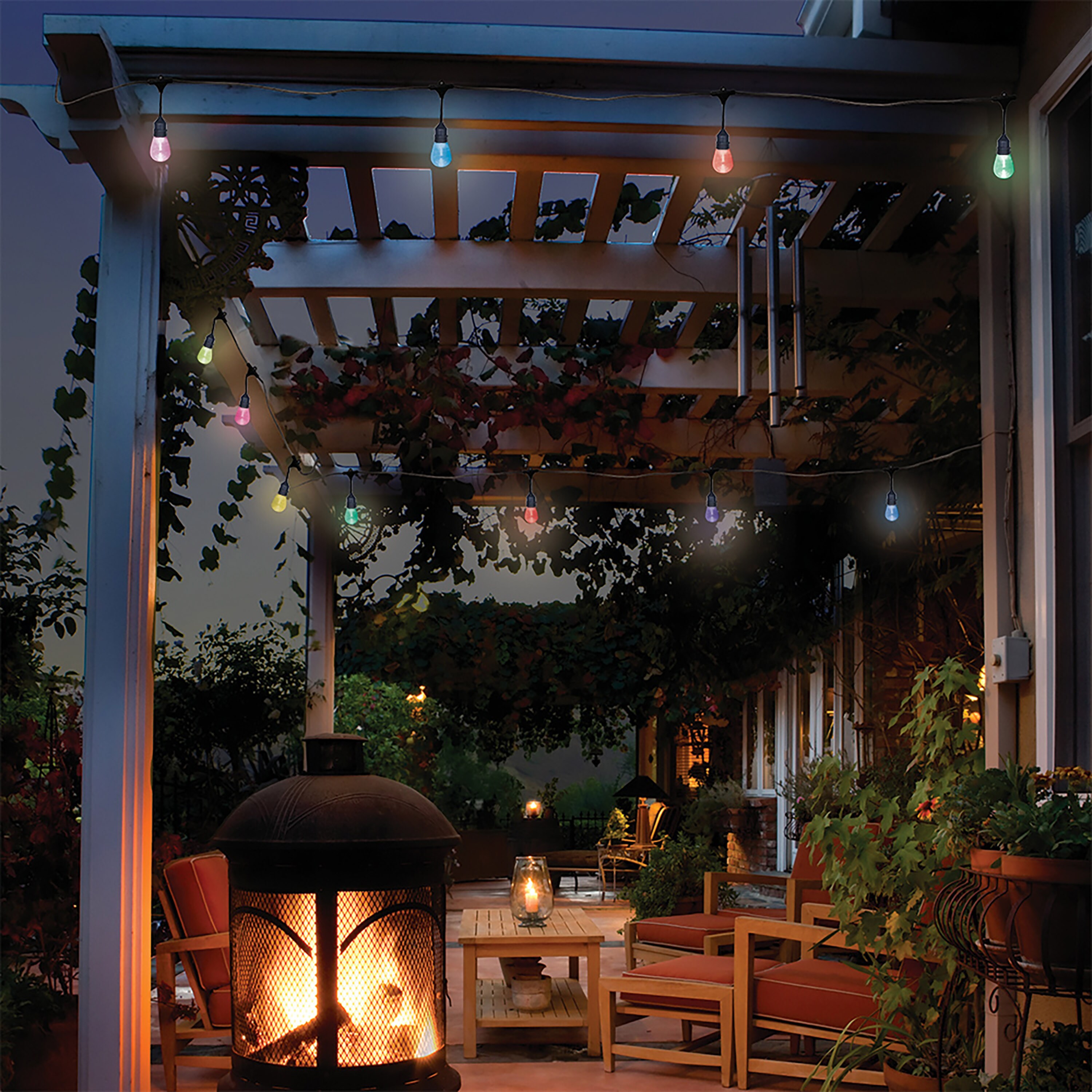 honeywell led color changing indoor outdoor string lights