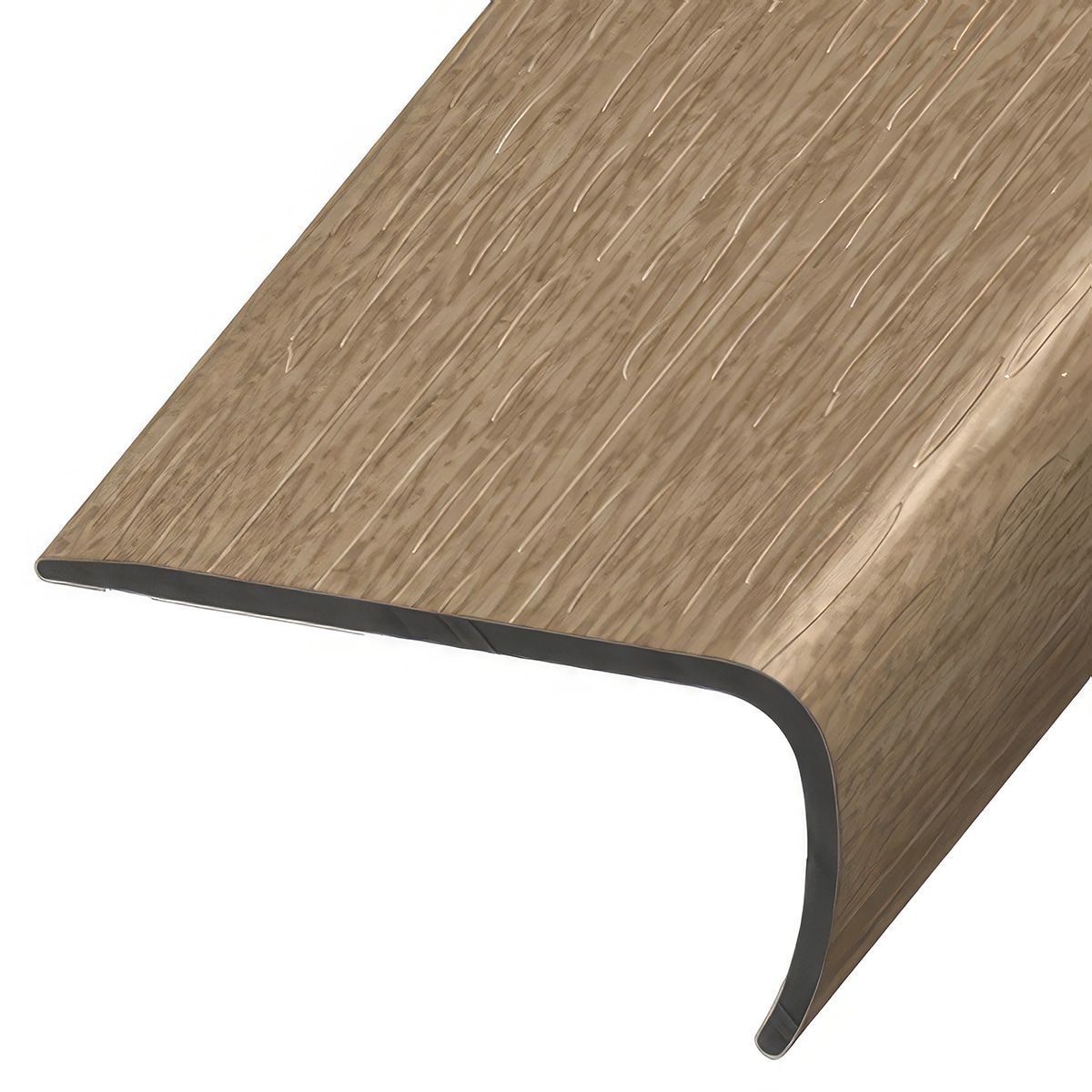 Versatrim VE-114286 Vocal TruCore Lucida-Vocal TruCore-Sandstorm Prefinished 1-in T x 2-in W x 94-in L PVC Square cap