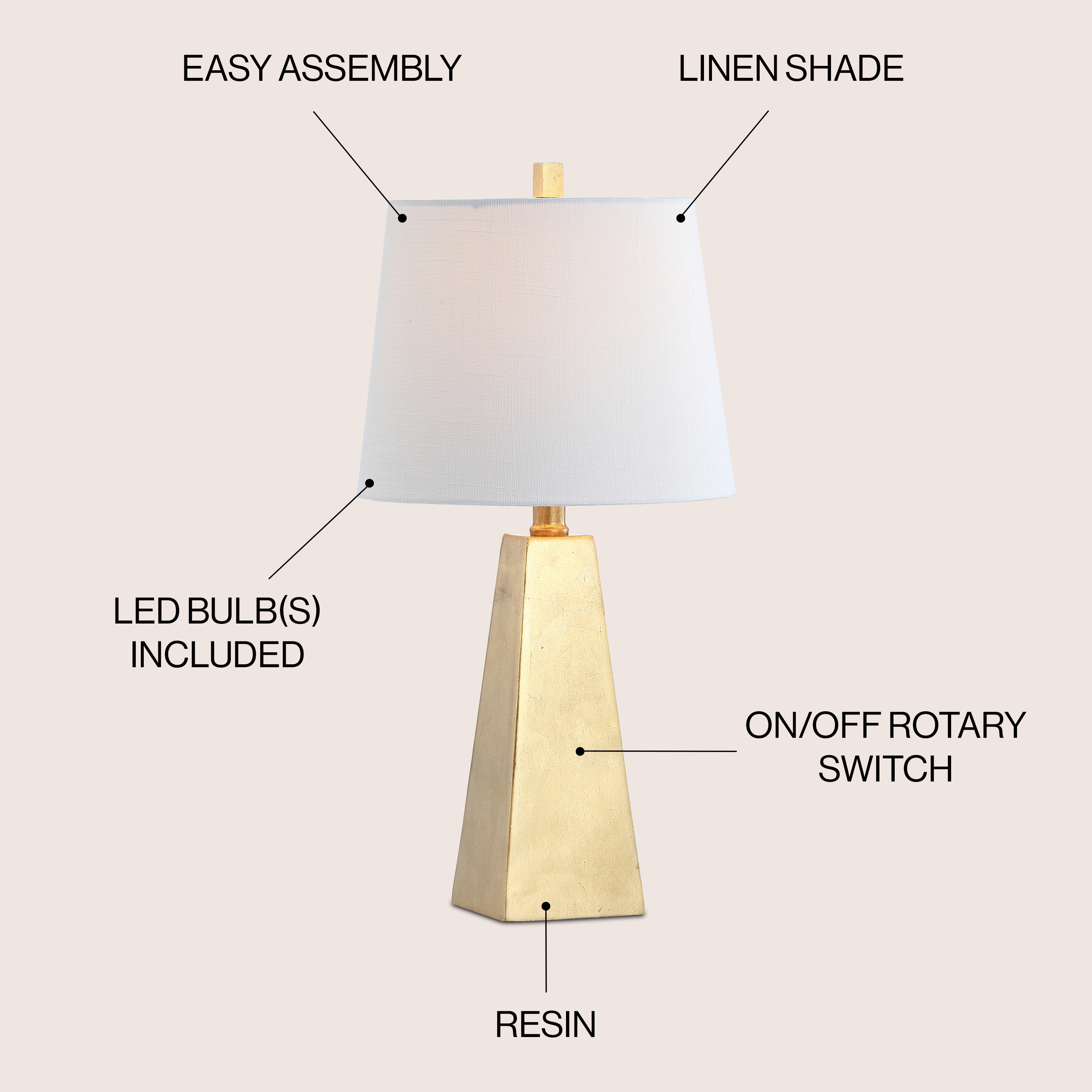 JONATHAN  Y JYL1038A Table-Lamps - View #3