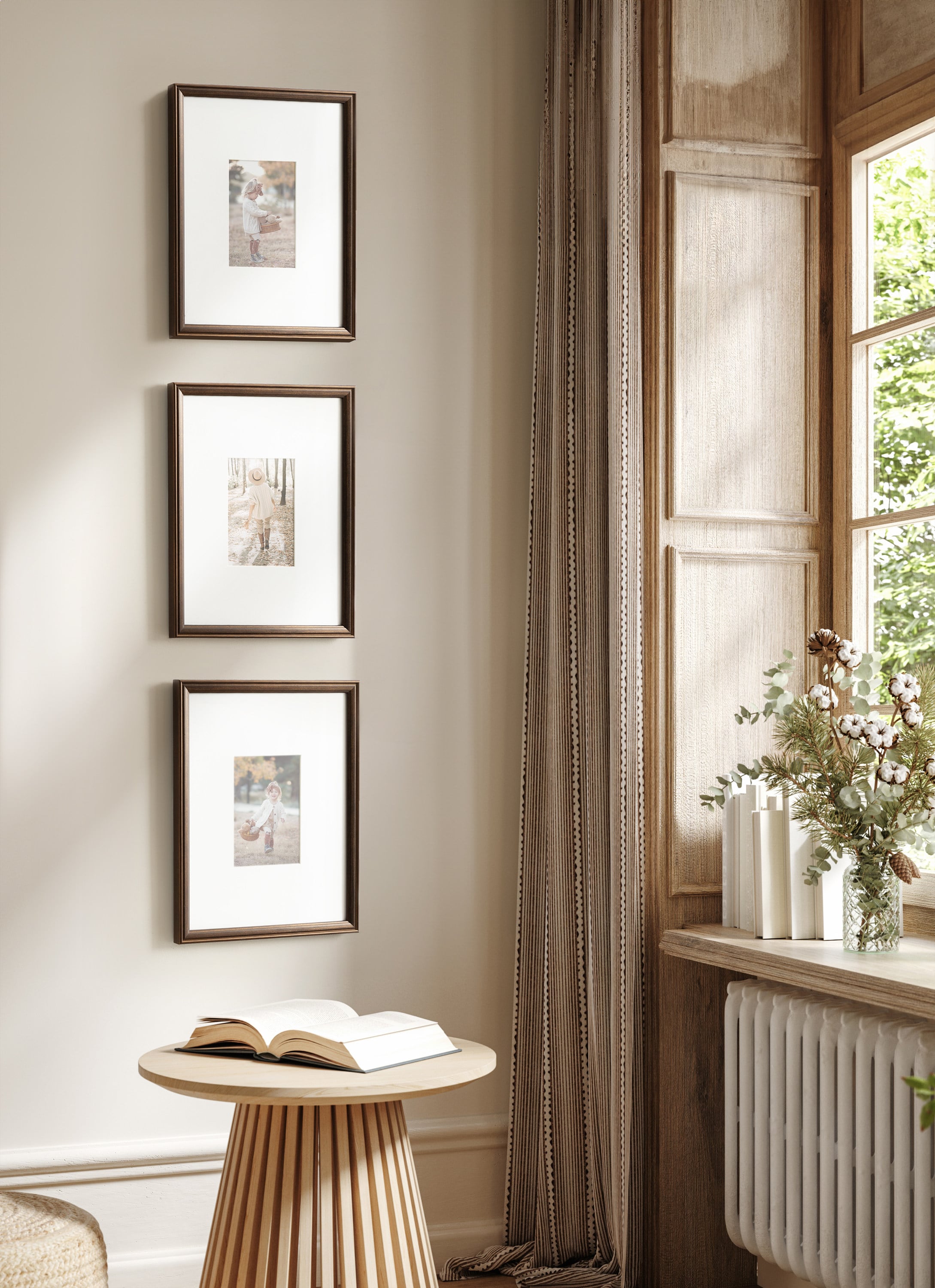Adlynn Bronze 5x7 Polystyrene Wall Photo Frame Set