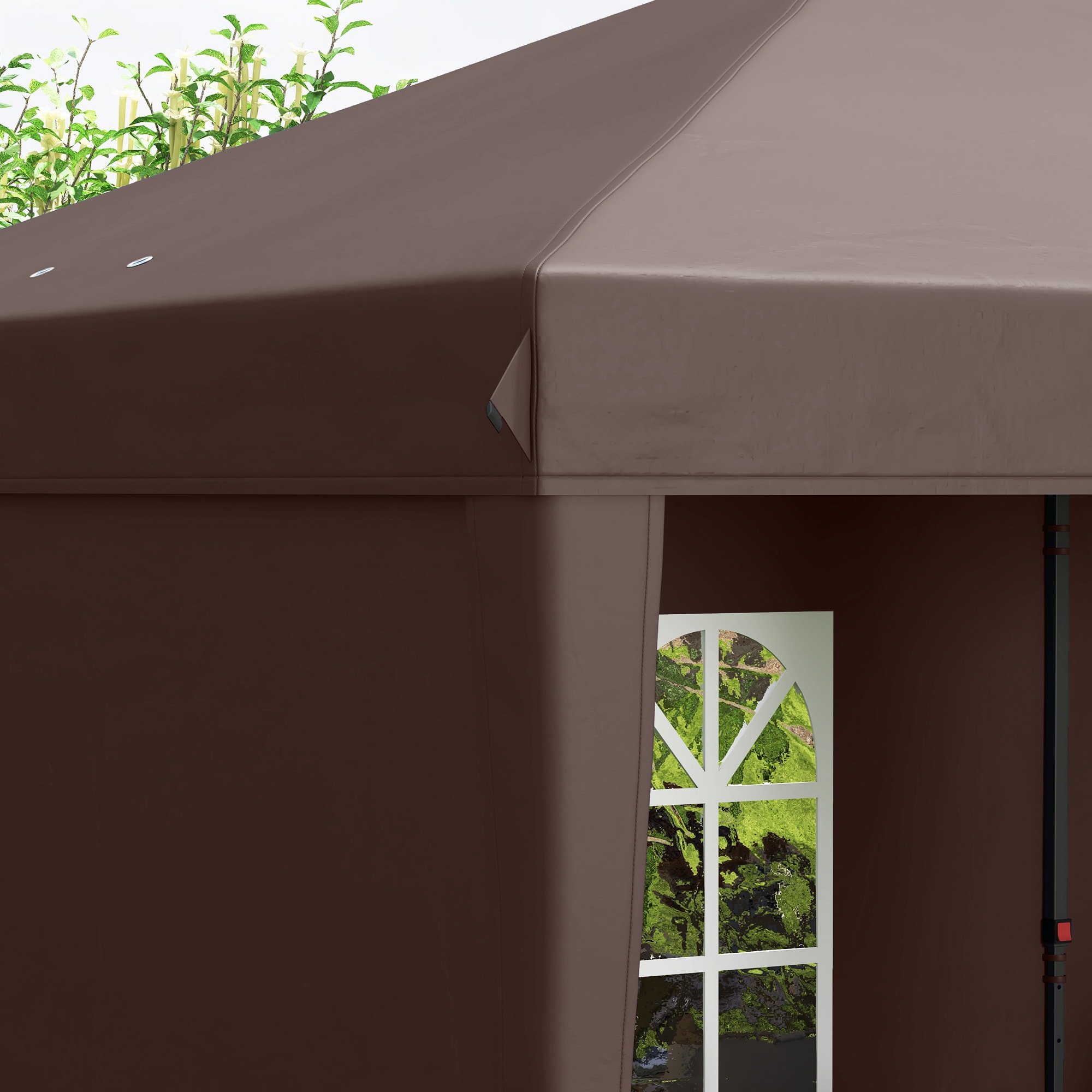 Outsunny 84C-117V01CF Wood-Resin-Gazebos - View #4