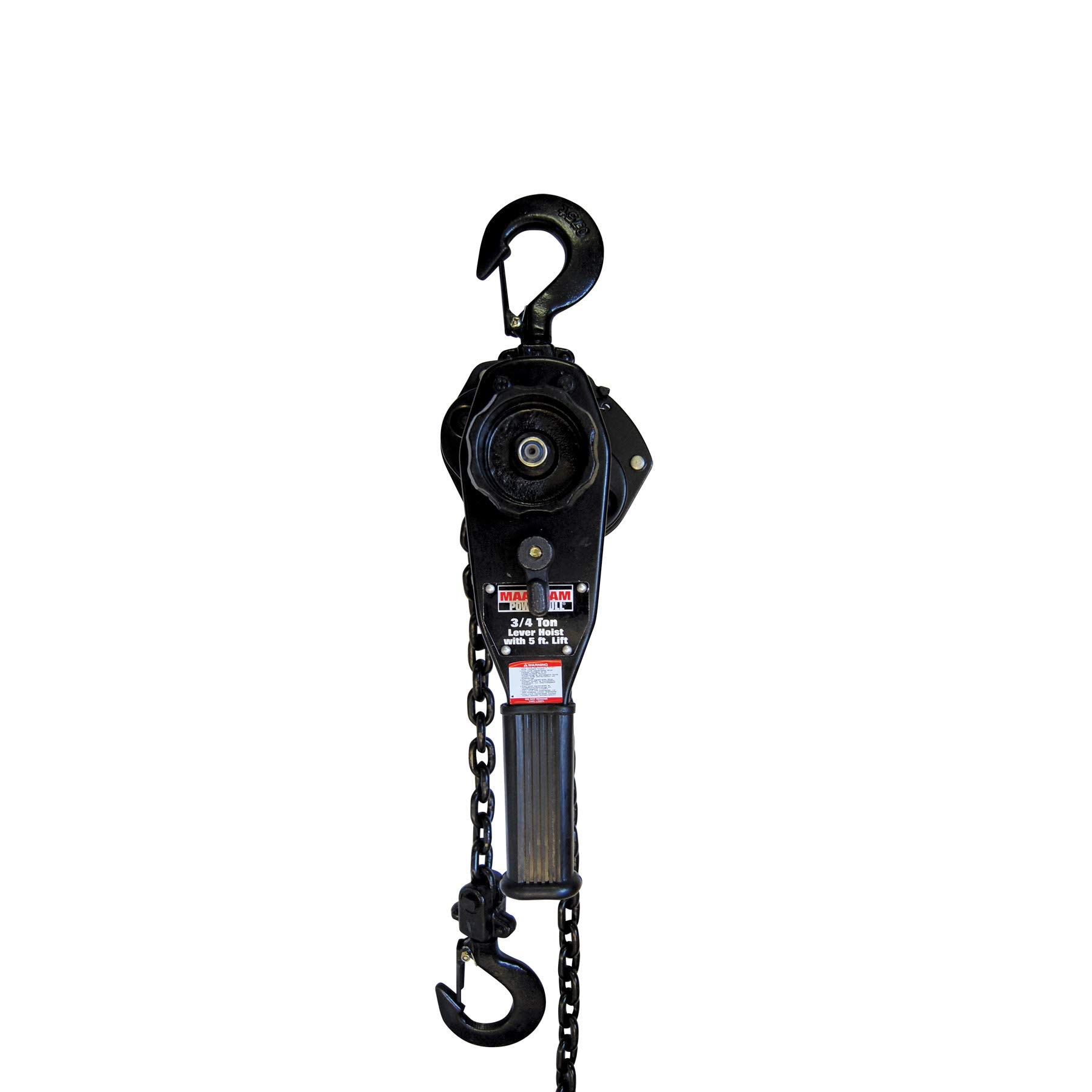 MAASDAM 48600 Lever Hoist 3/4 Ton Black #48600