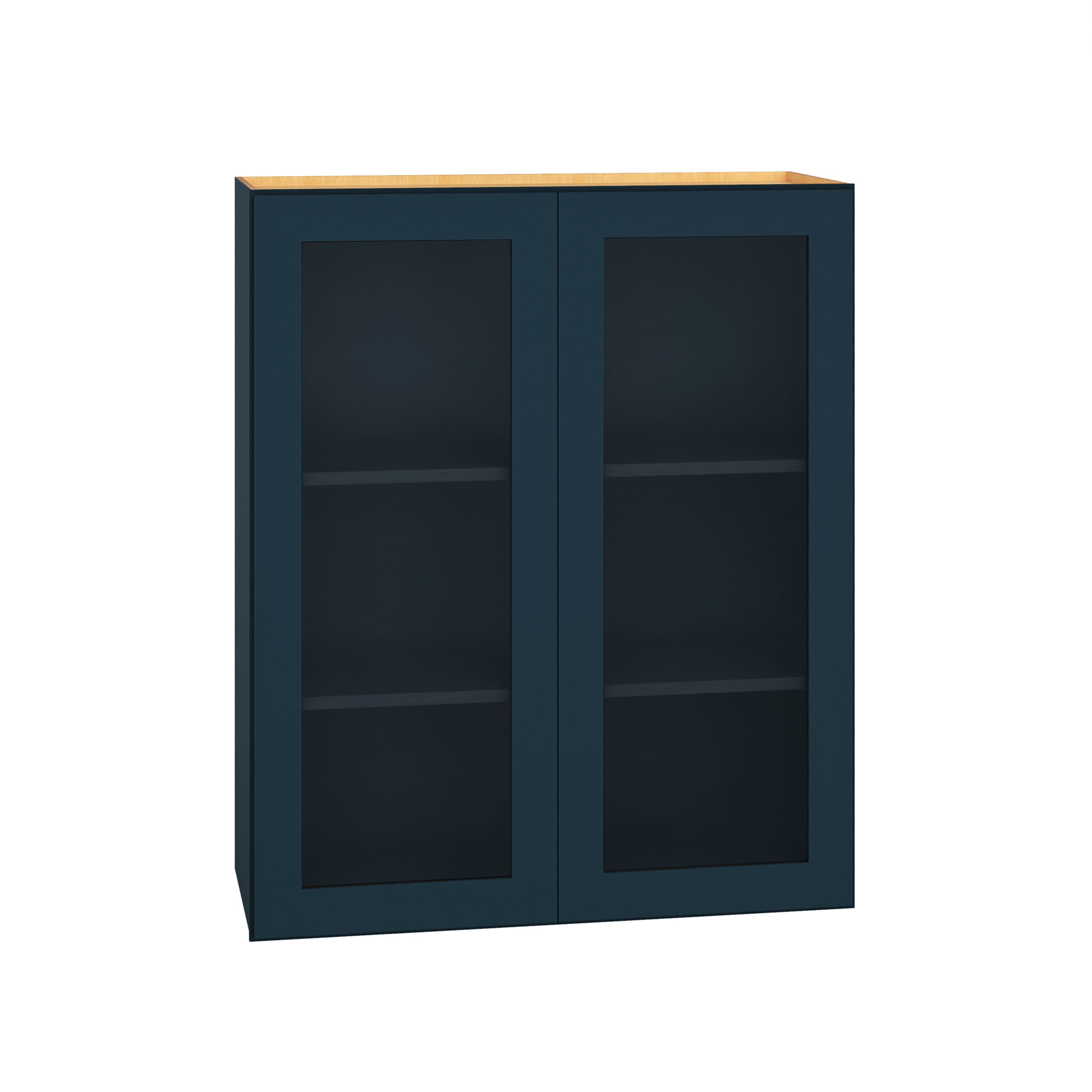 Diamond Express Jamestown 36-in W x 30-in H x 12-in D White Wall Fully Assembled Plywood Cabinet (Recessed Panel Shaker Door Style)