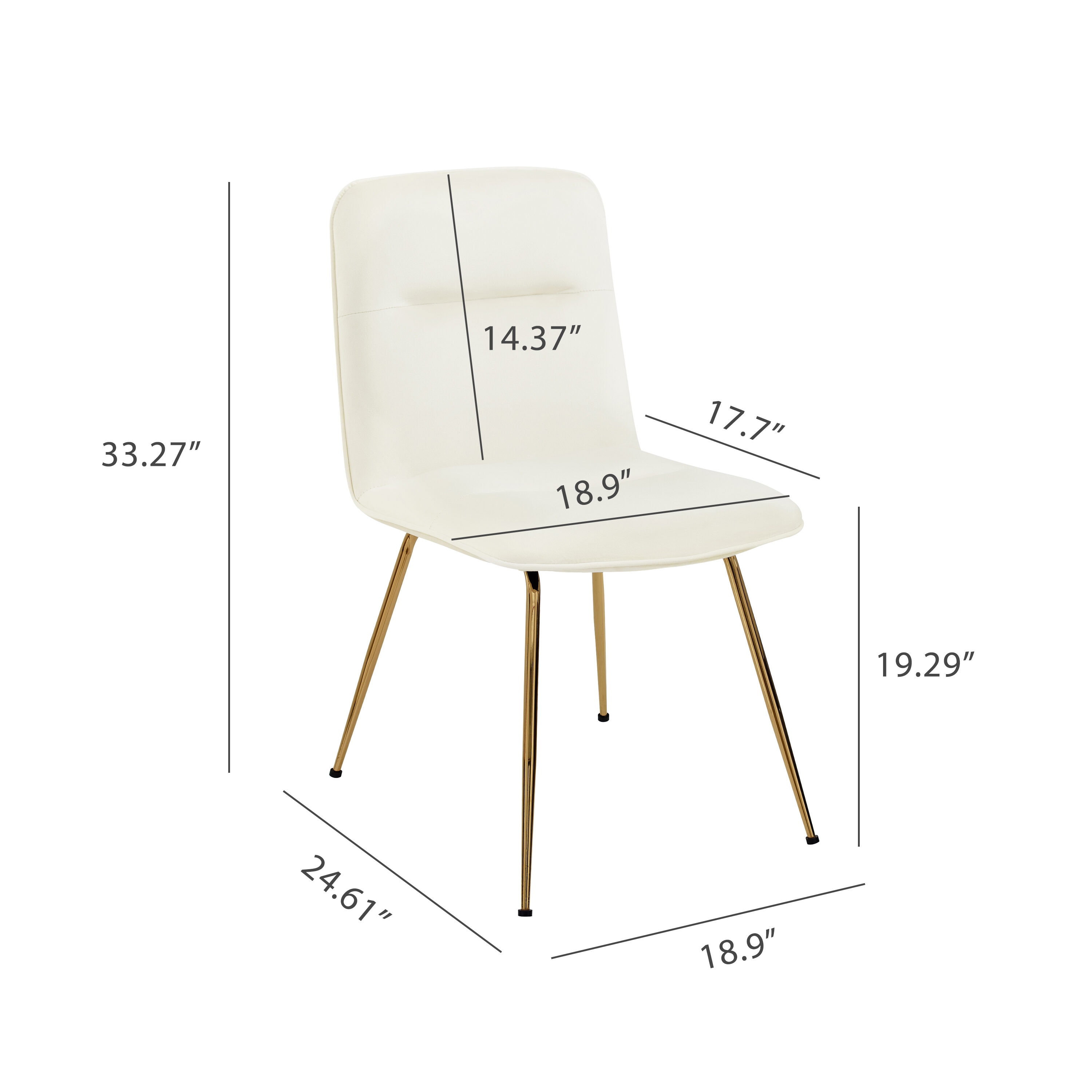 Art Leon CC053-2-OW-F Dining-Chairs - View #7