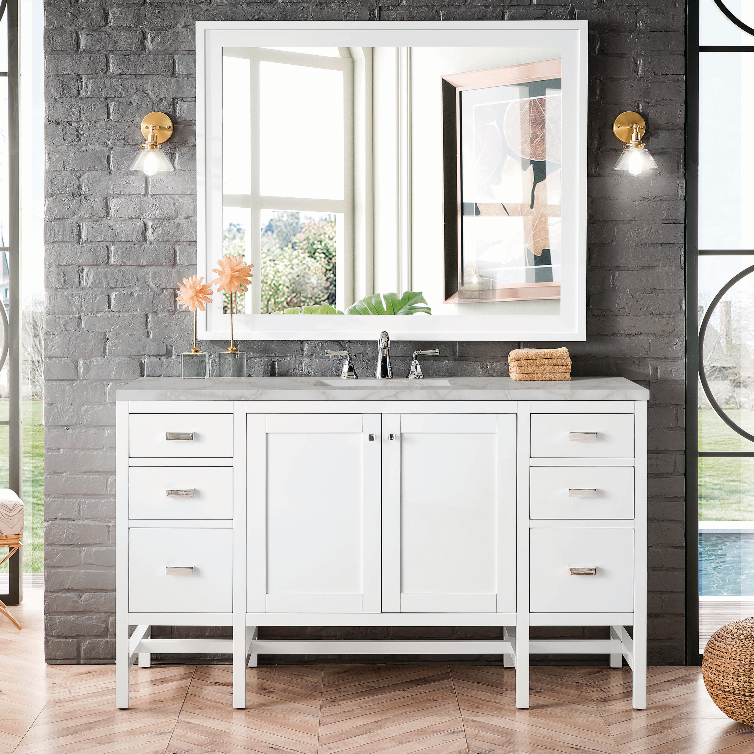 James Martin Vanities E444-V72-GW-3VSL Bath-Vanity-Combo - View #2