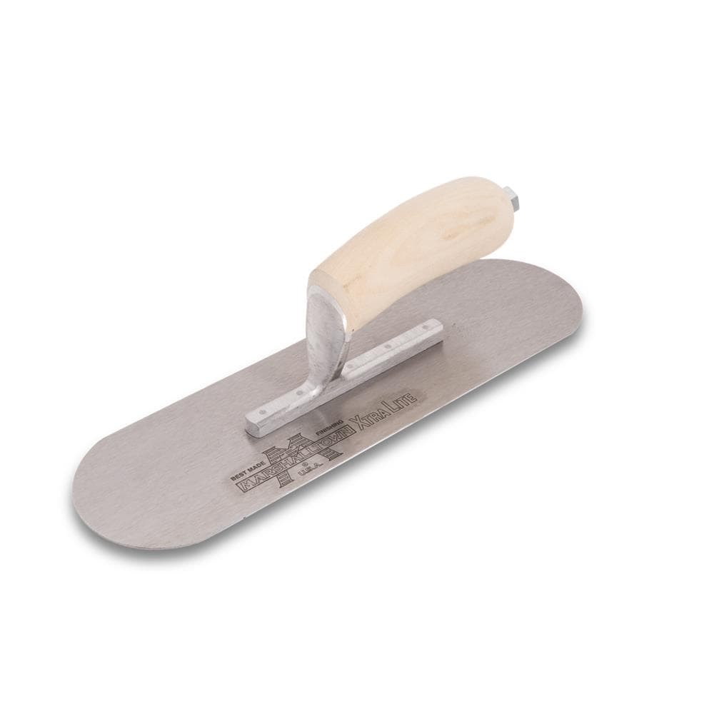 Marshalltown SP12PR5 12-Inches x 3.5-Inches Chrome-plated high carbon steel Pool Concrete Trowel