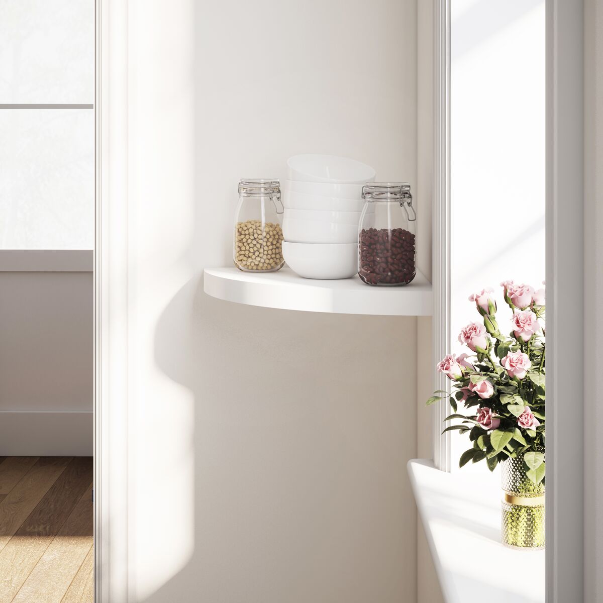 allen + roth LOWE16WMCS-W Wall-Mounted-Shelving - View #4