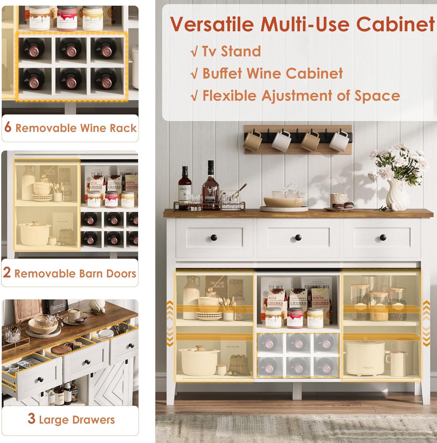 Qeetex AWEPHK339B7G6J Cabinets-Kitchen - View #4