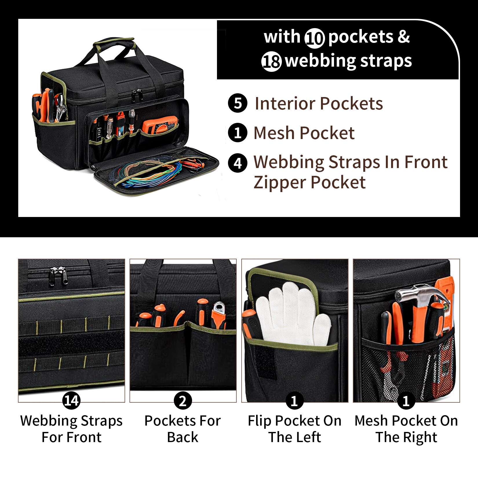 GarveeLife C3H-BM51TL-BKV17RX Tool-Bags - View #7