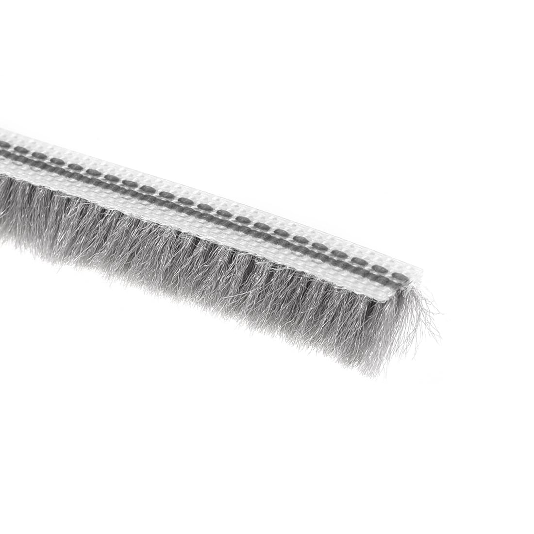 Unique Bargains Brush Weather Stripping 15M/49.2-Foot Card-Slot Seal Strip Pile Weatherstrip Sweep Elastic Brush for Door Window 5x6mm/WxH