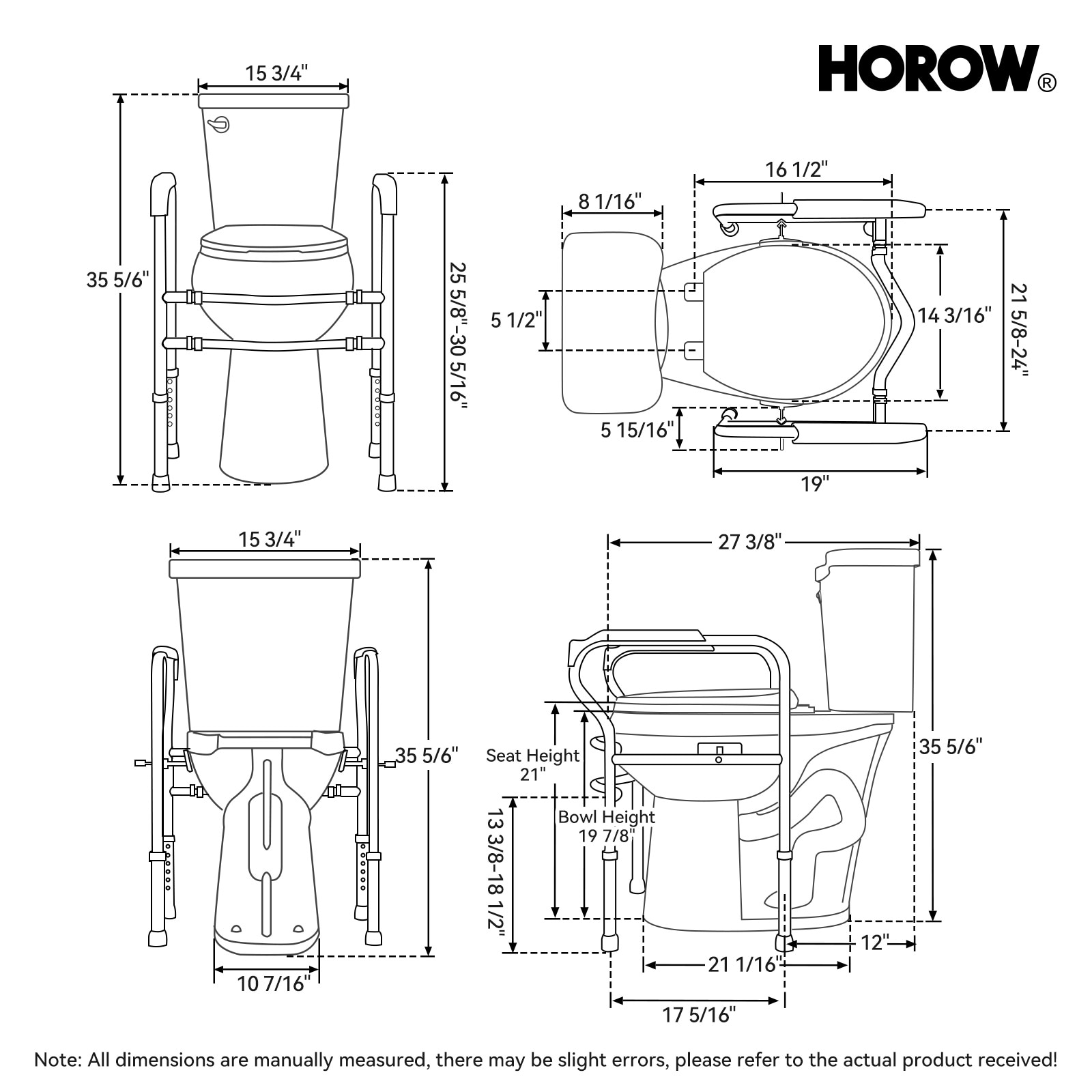 HOROW F01A-R03S toilets - View #3