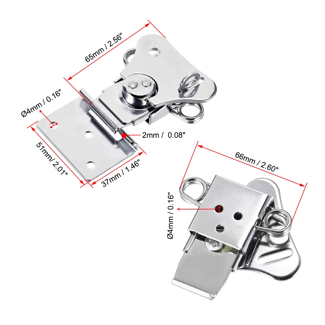 Unique Bargains S25072800UX9648 Cabinet-Latches - Thumbnail View #2