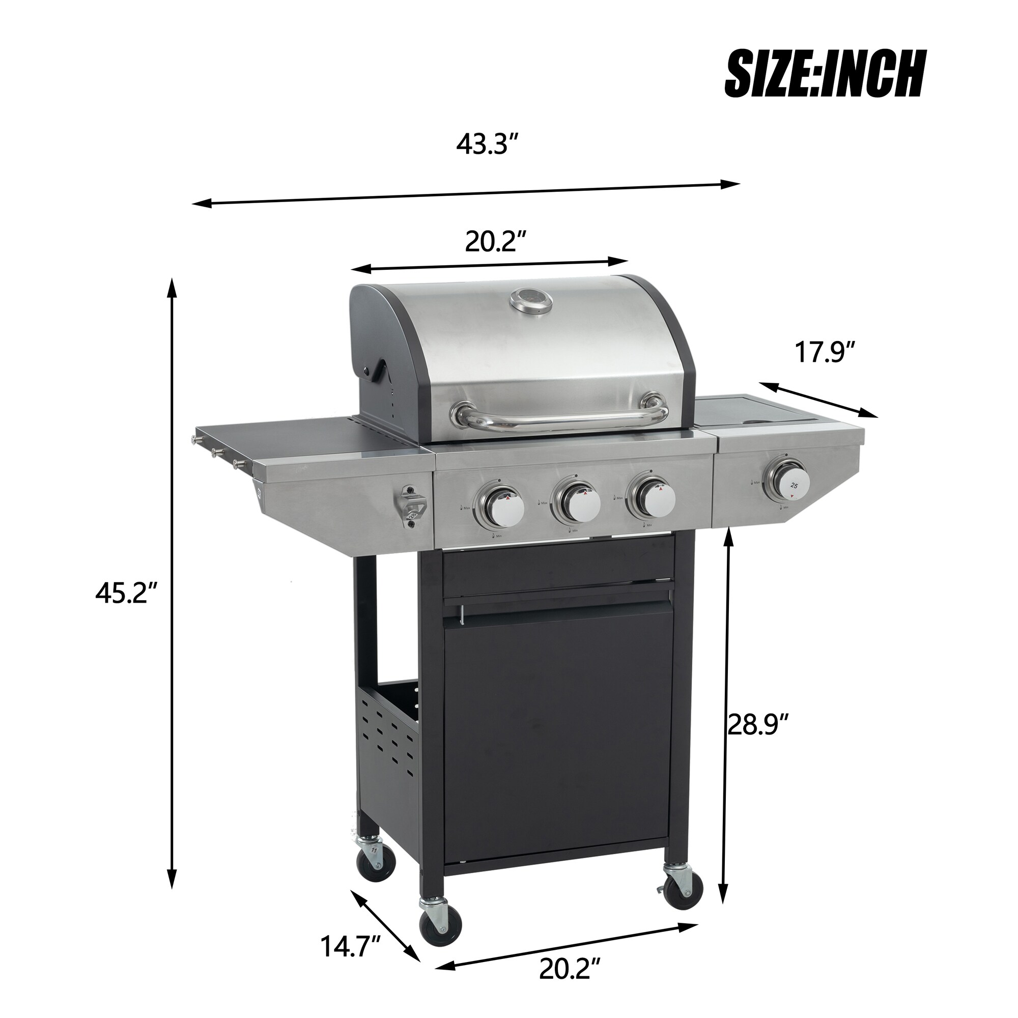 Gaierptone CRXKD7ZRZ19 Gas-Grill - View #7
